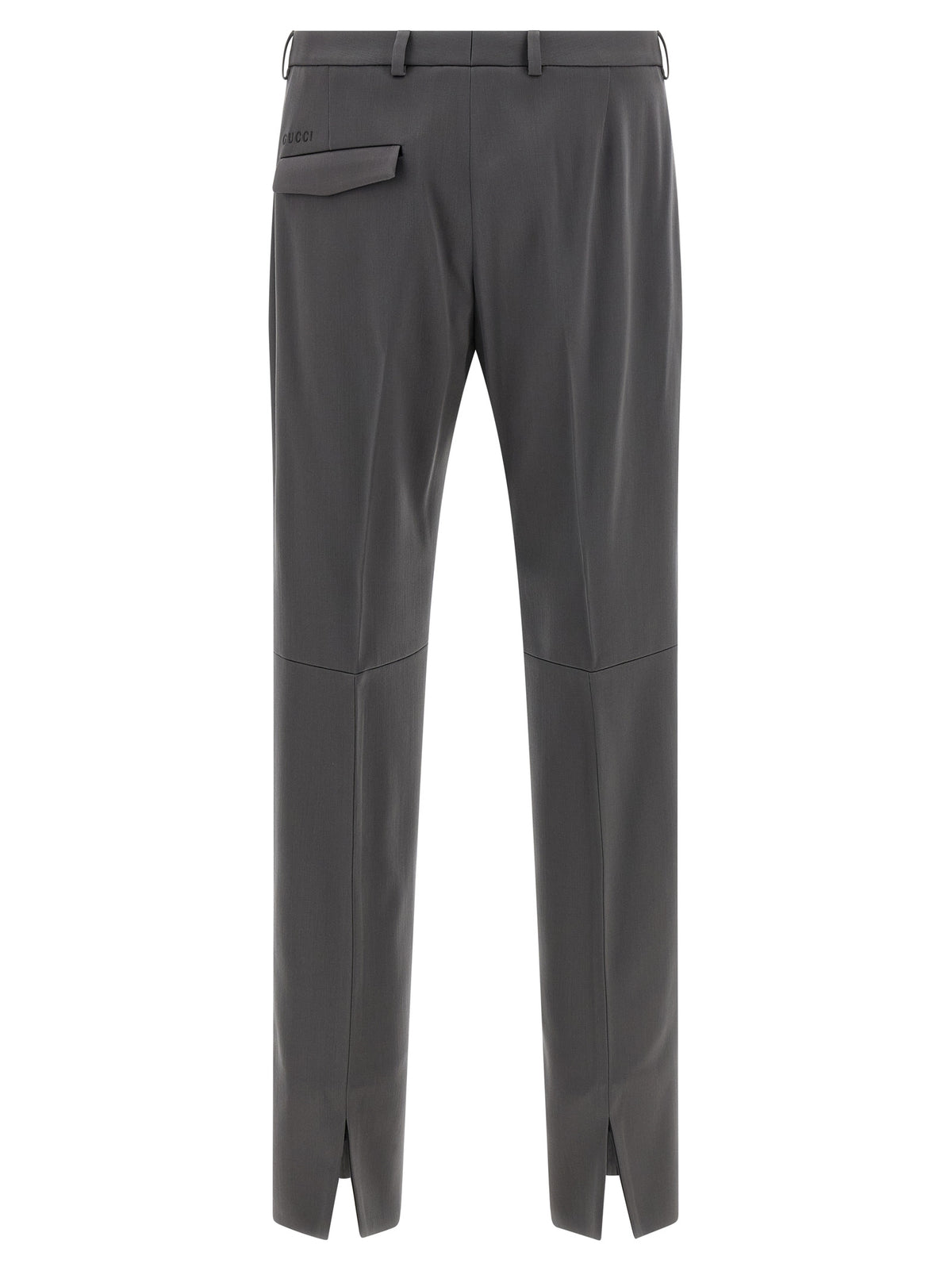 Gucci Gray Wool Dress Men's Pants