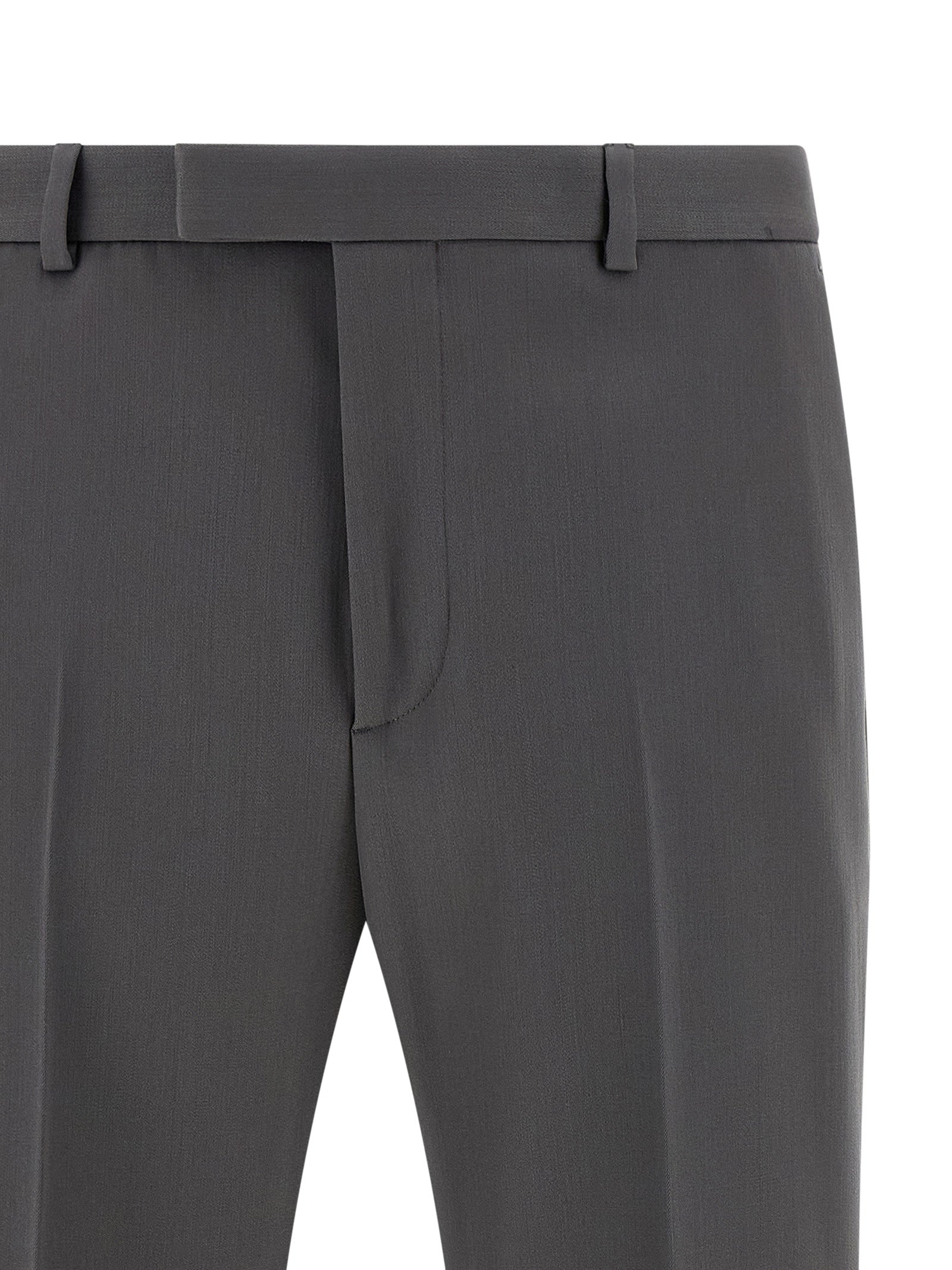 Gucci Gray Wool Dress Men's Pants