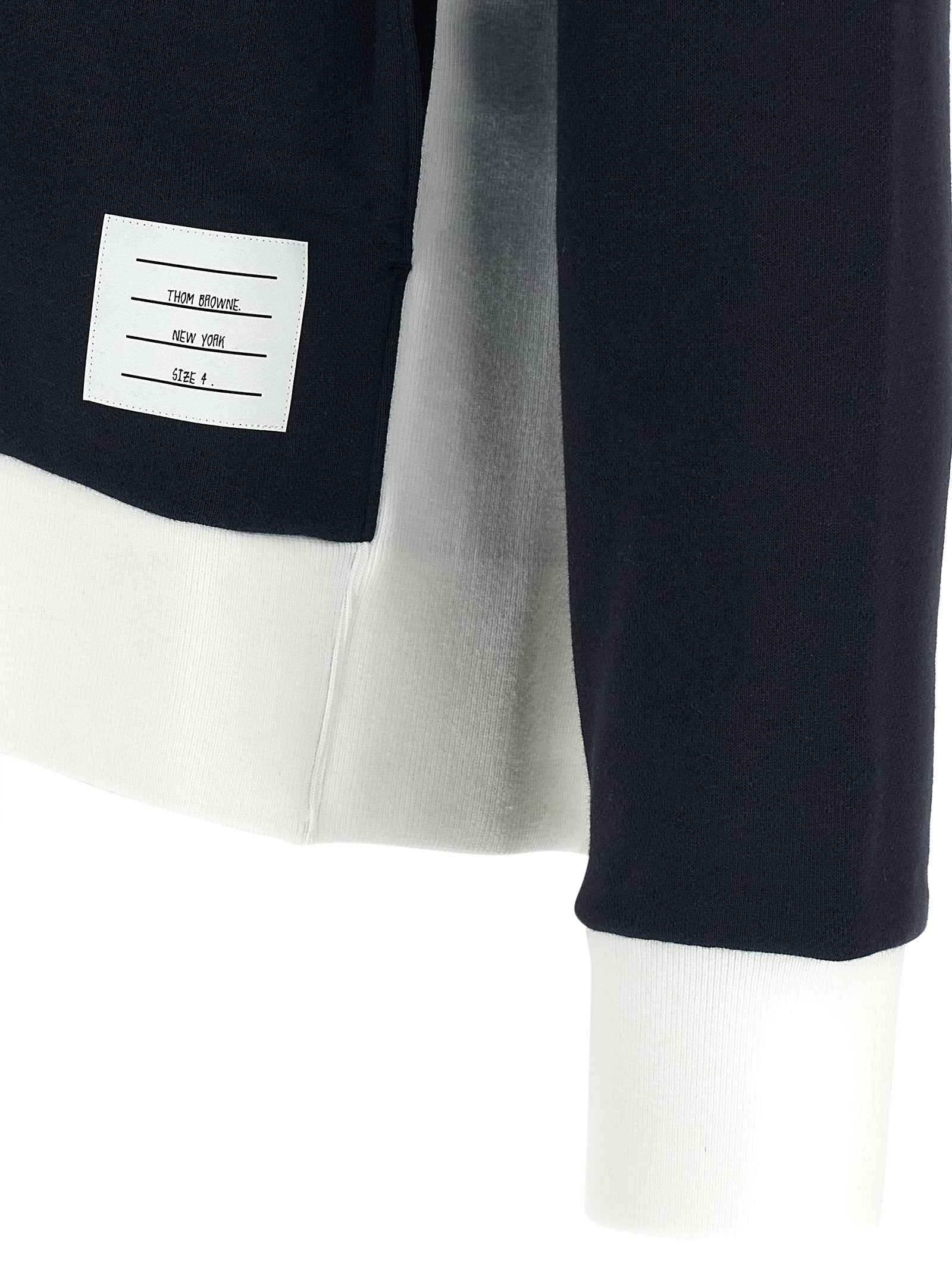 Thom Browne Blue Cotton Men's Sweatshirt
