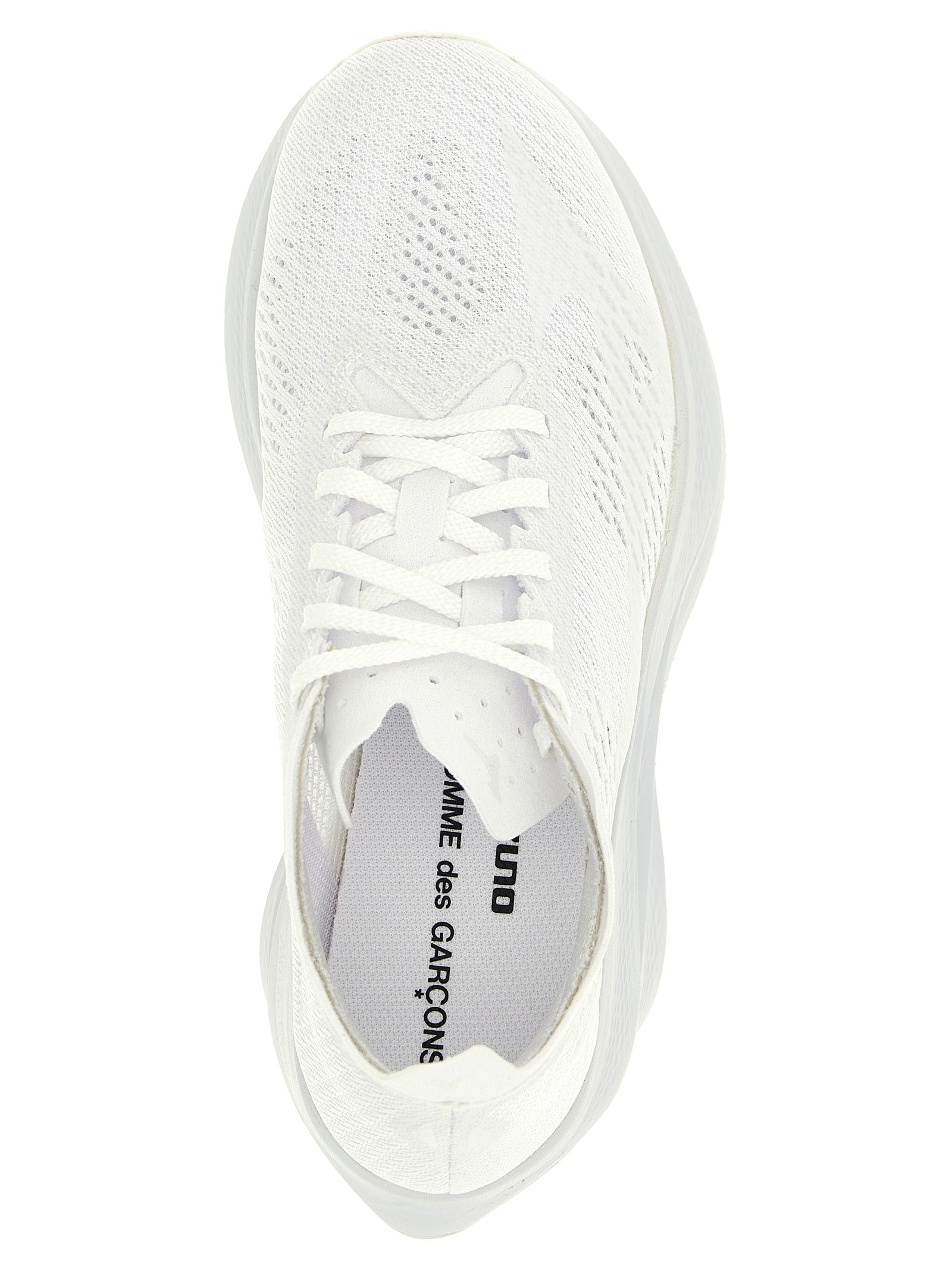 Comme Des Garçons White Synthetic Athletic Women's Sneakers