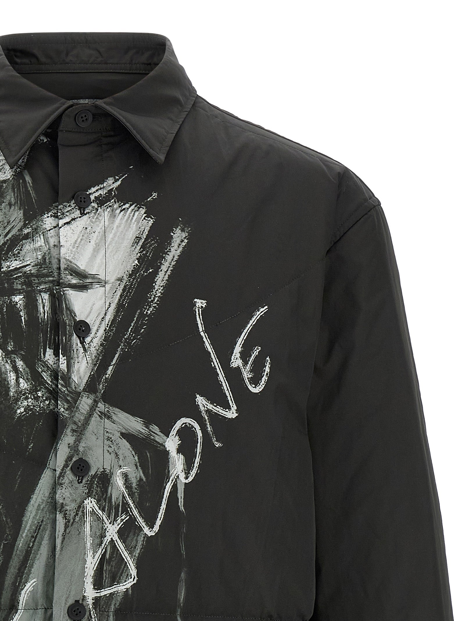Yohji Yamamoto Black Polyester Men's Blouse