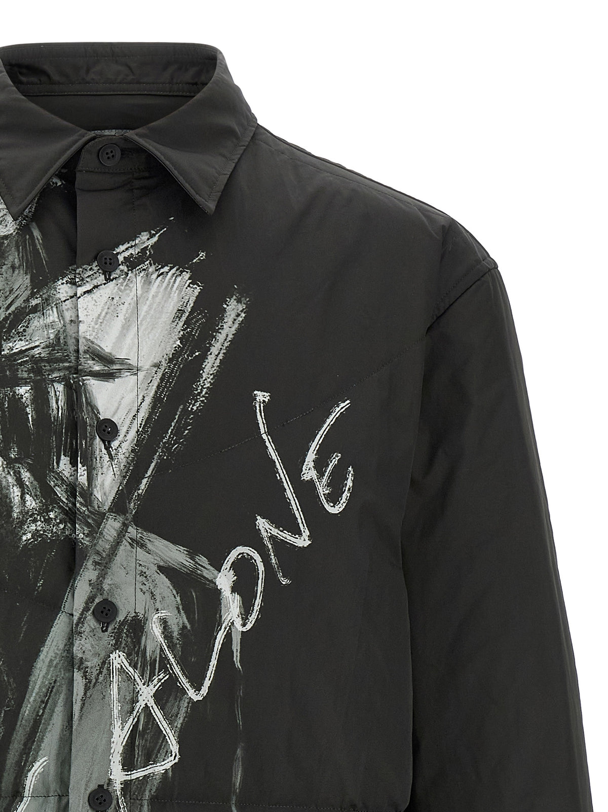 Yohji Yamamoto Black Polyester Men's Blouse