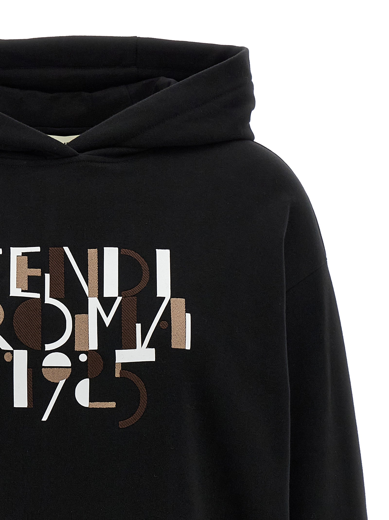 Fendi Black Cotton Women's Sweatshirt