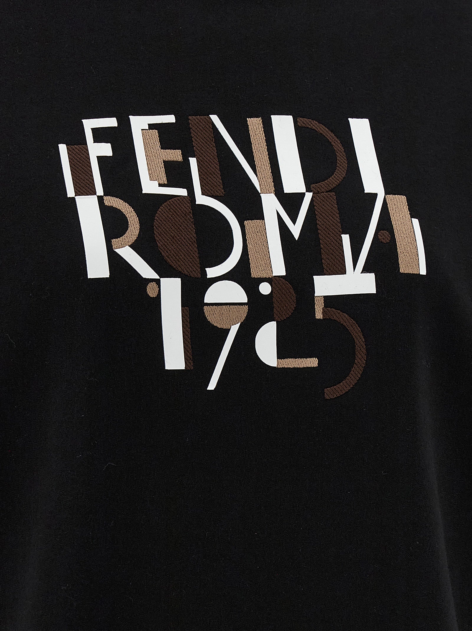 Fendi Black Cotton Women's Sweatshirt