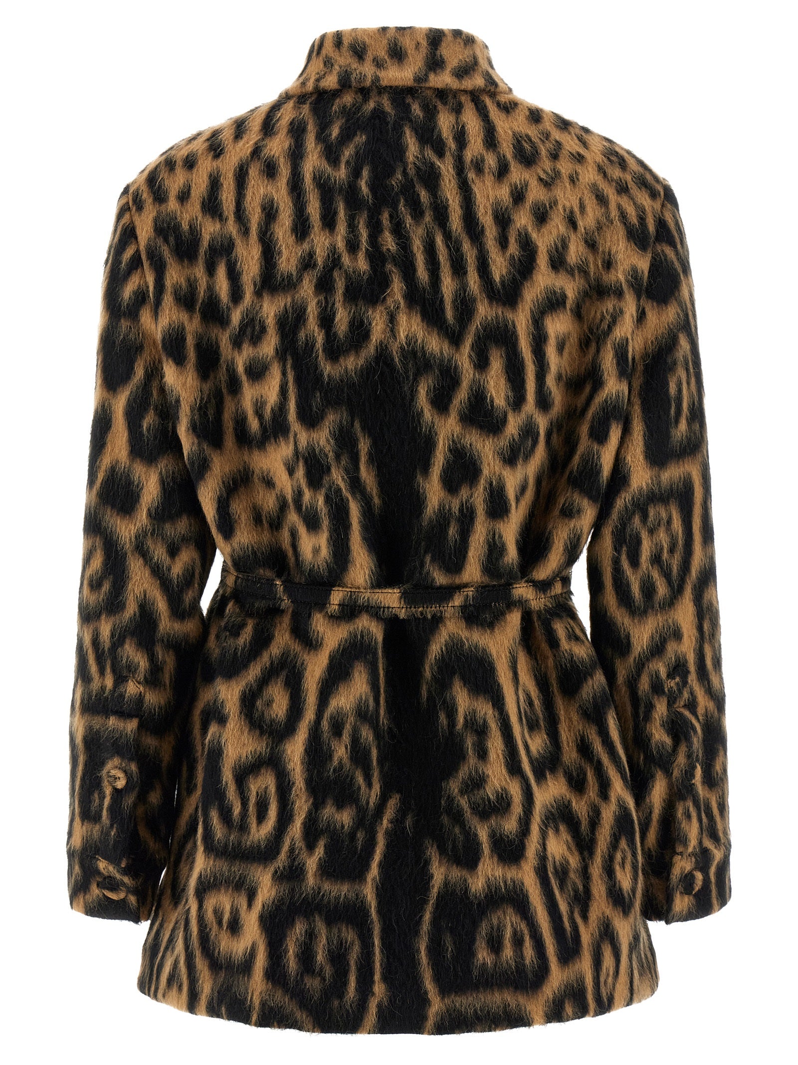 Fendi Beige Virgin Wool Women's Coat