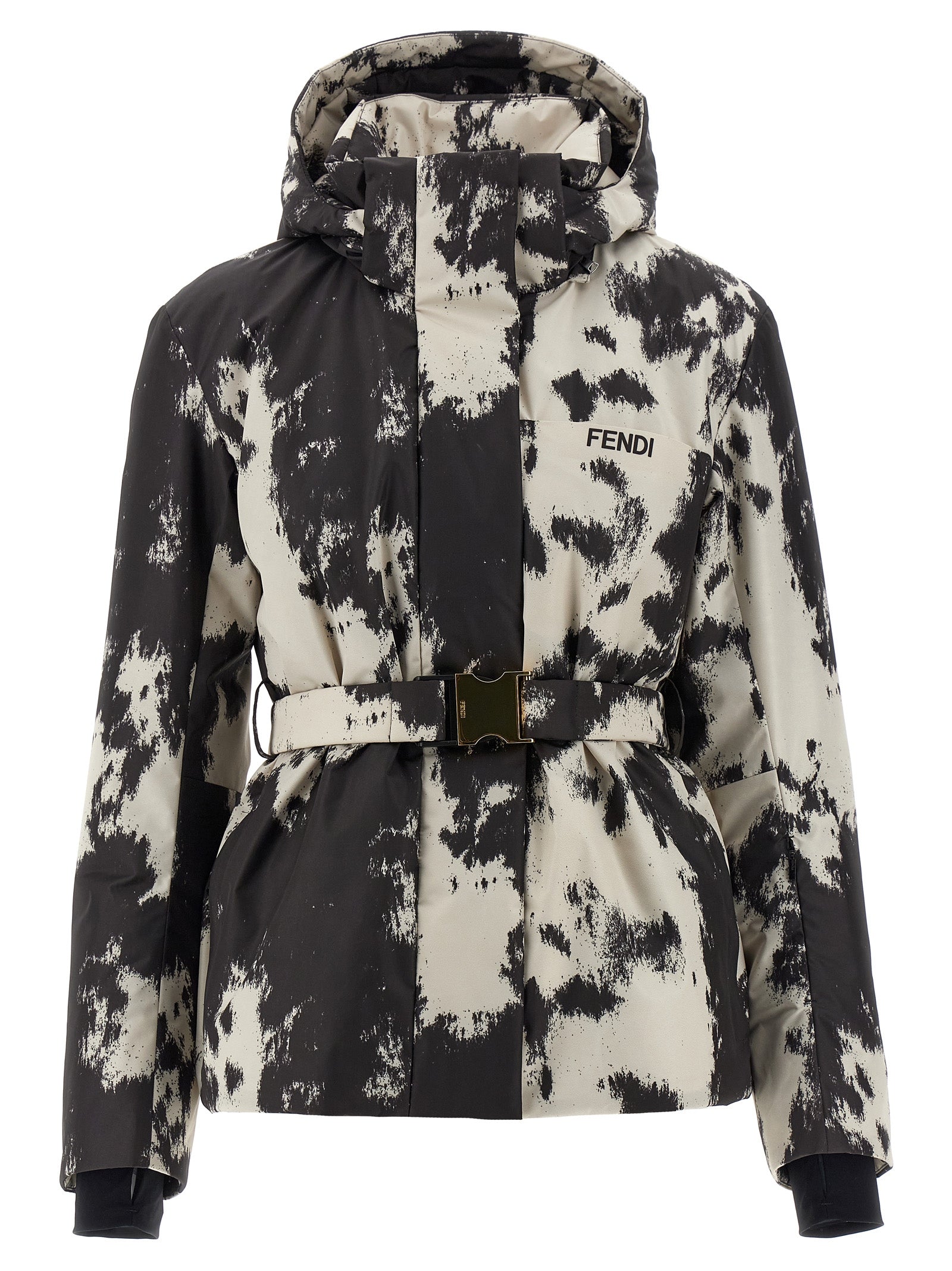 Fendi Multicolor Polyester Shell Women's Jacket