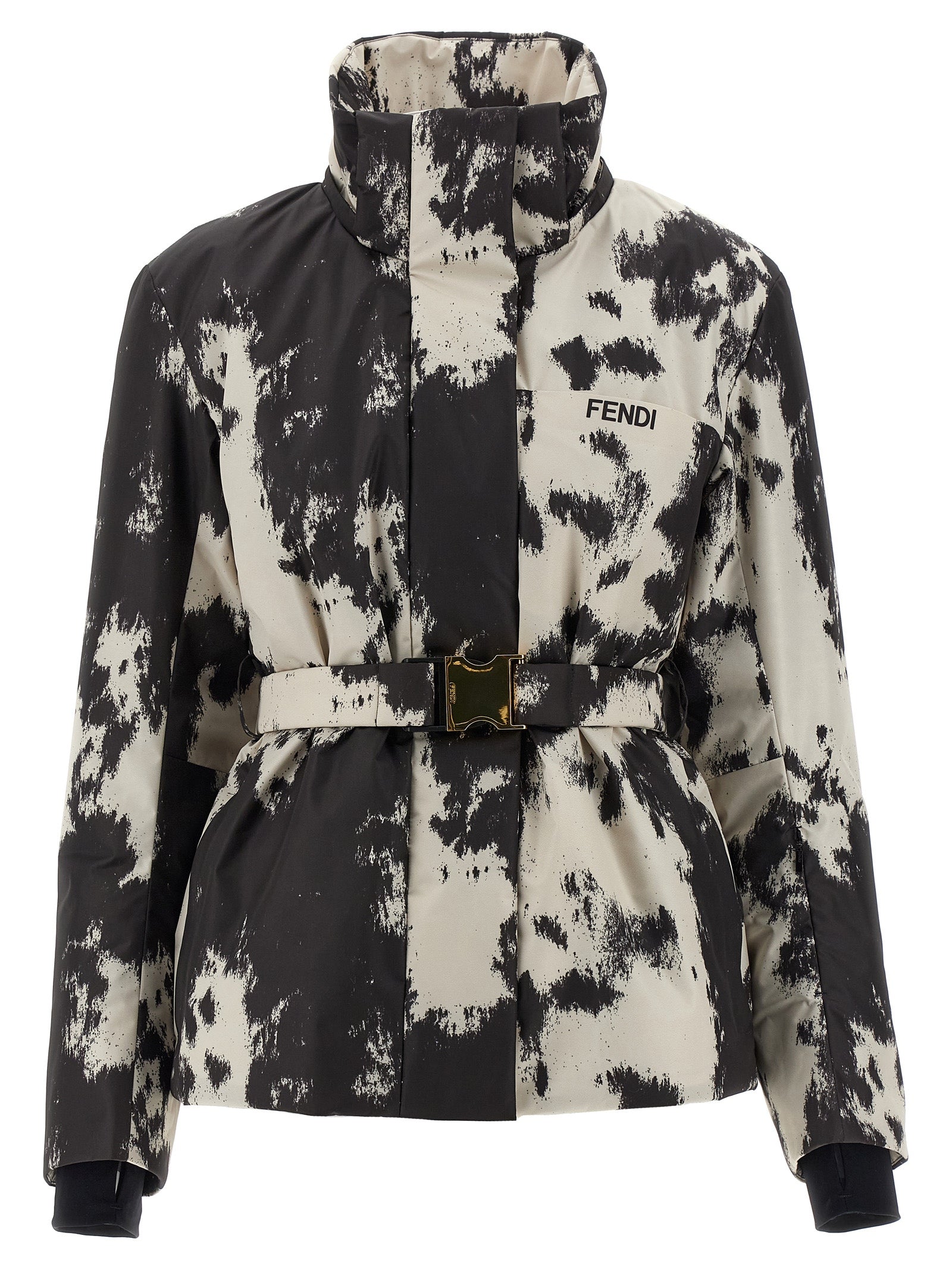Fendi Multicolor Polyester Shell Women's Jacket