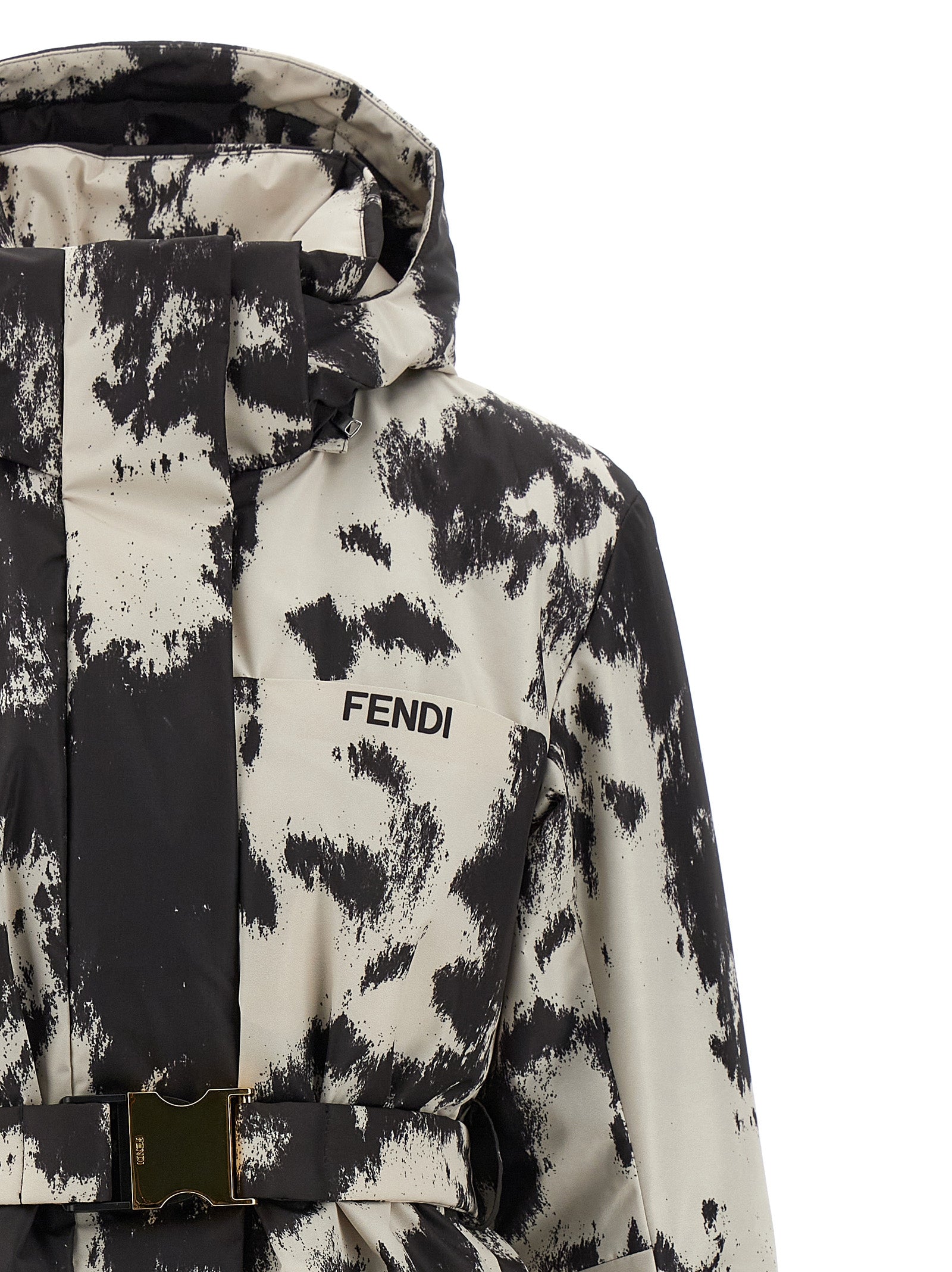 Fendi Multicolor Polyester Shell Women's Jacket