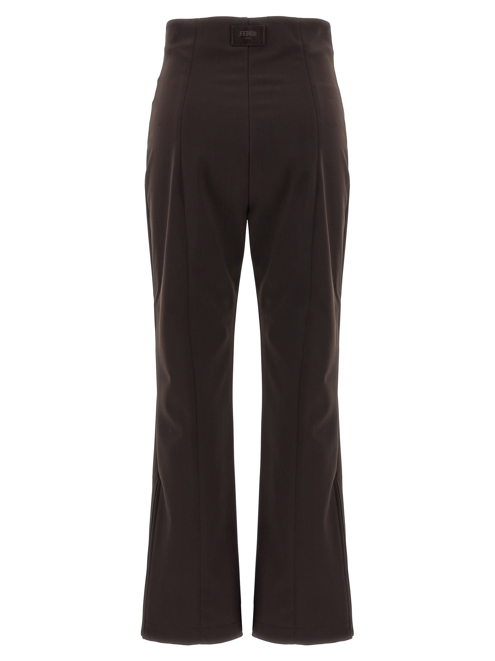 Fendi Brown Polyamide Athletic Women's Pants