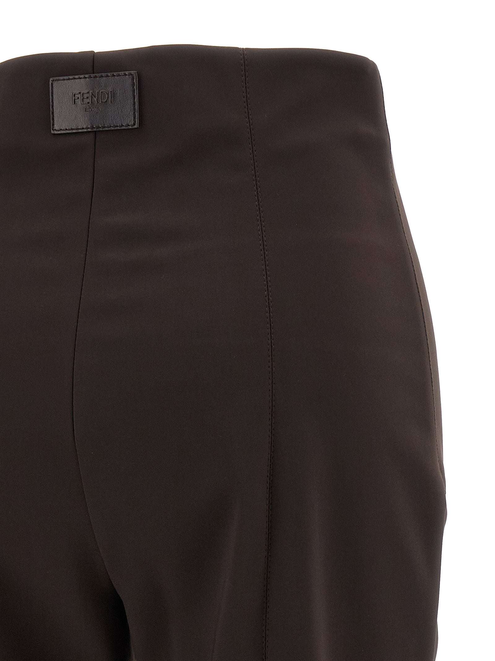 Fendi Brown Polyamide Athletic Women's Pants