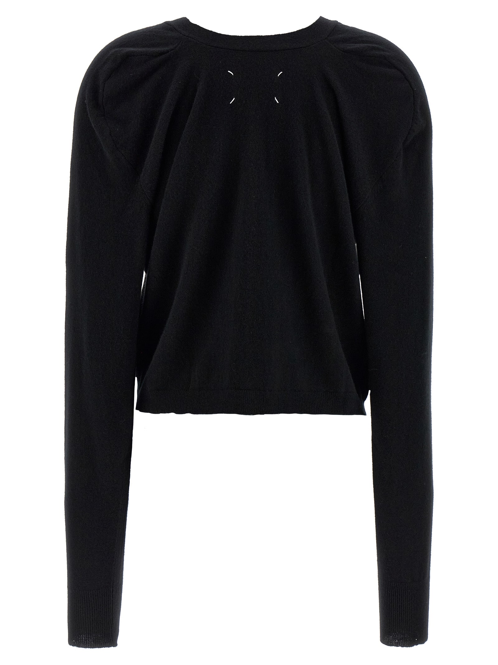 Maison Margiela Black Wool Women's Cardigan