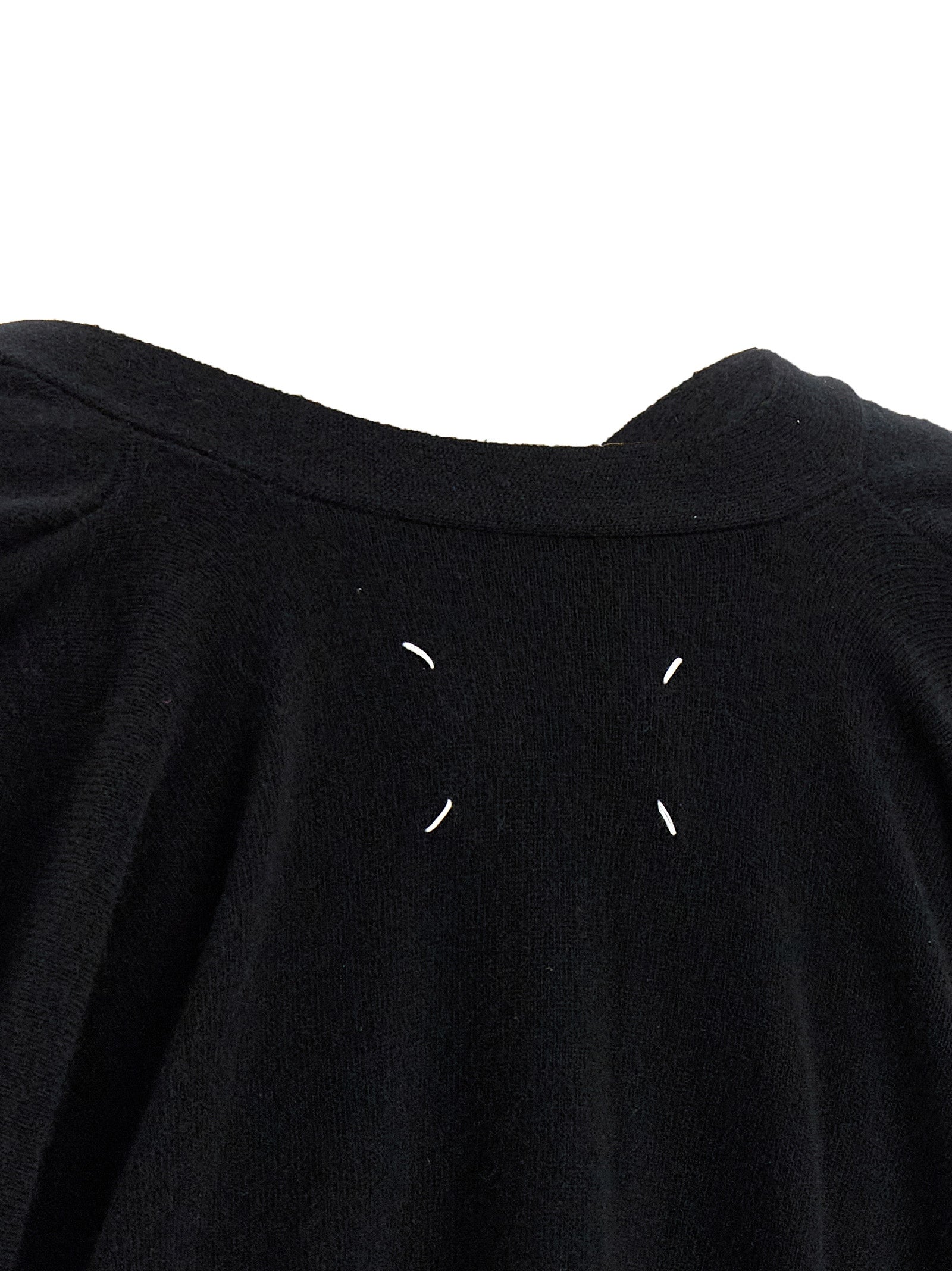 Maison Margiela Black Wool Women's Cardigan