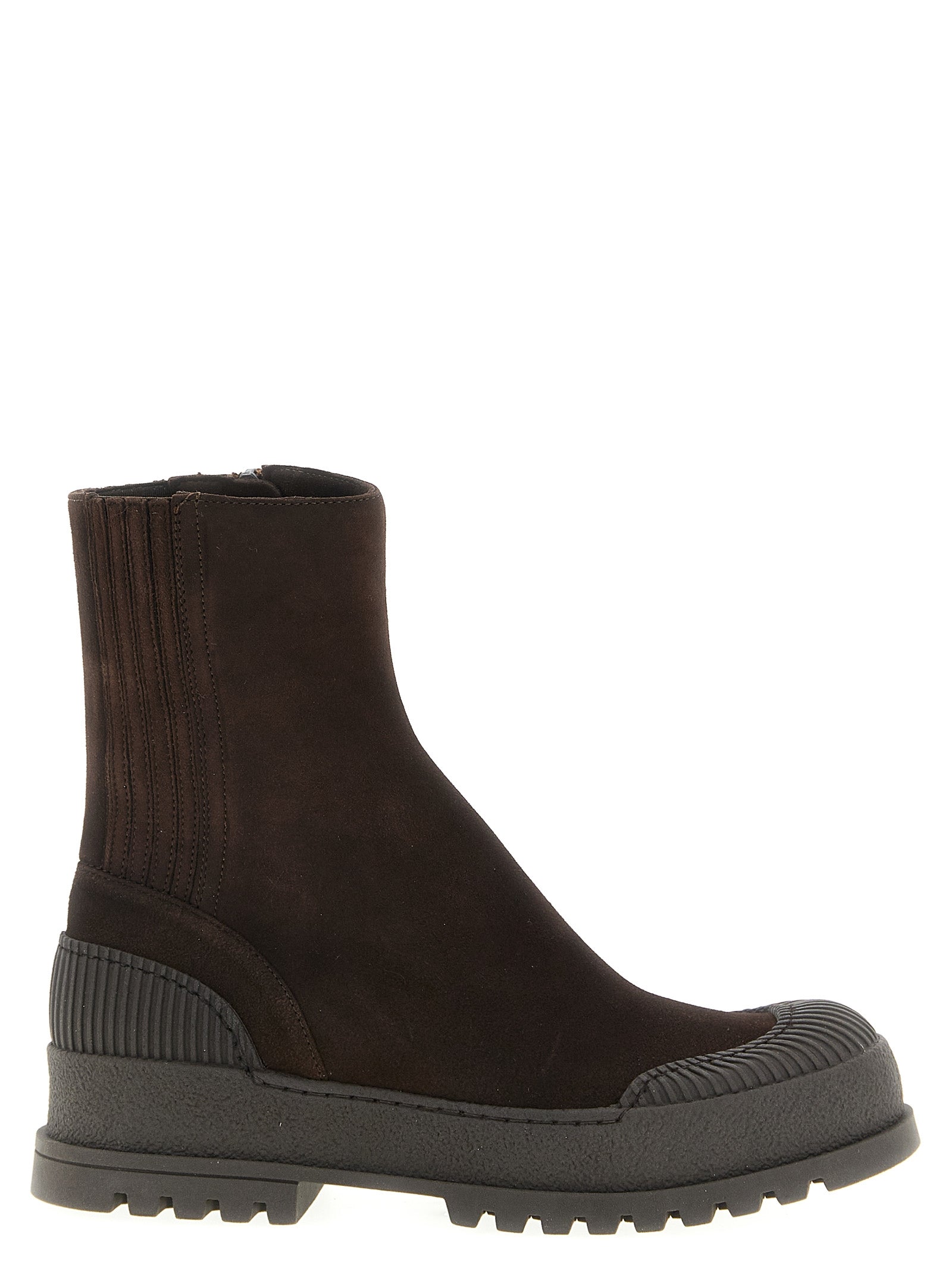Aquazzura Brown Goatskin Ankle Women's Boots