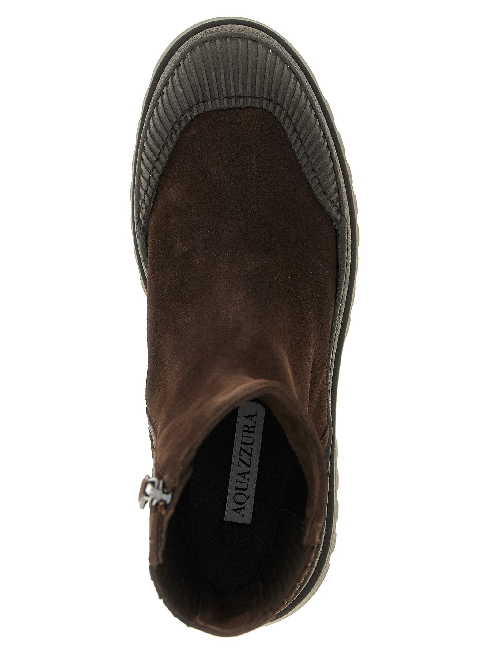 Aquazzura Brown Goatskin Ankle Women's Boots