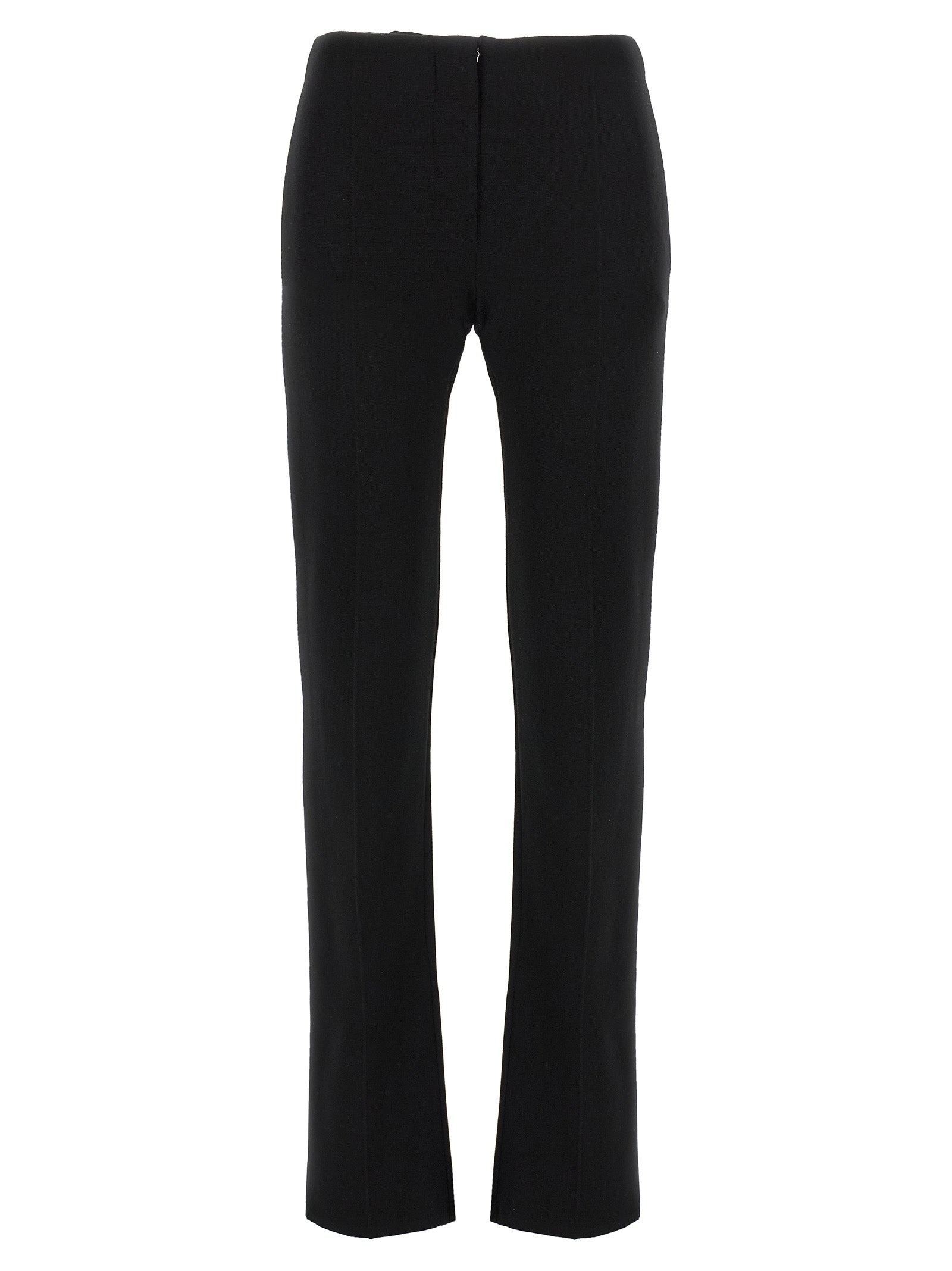 Sportmax Black Viscose Casual Women's Pants