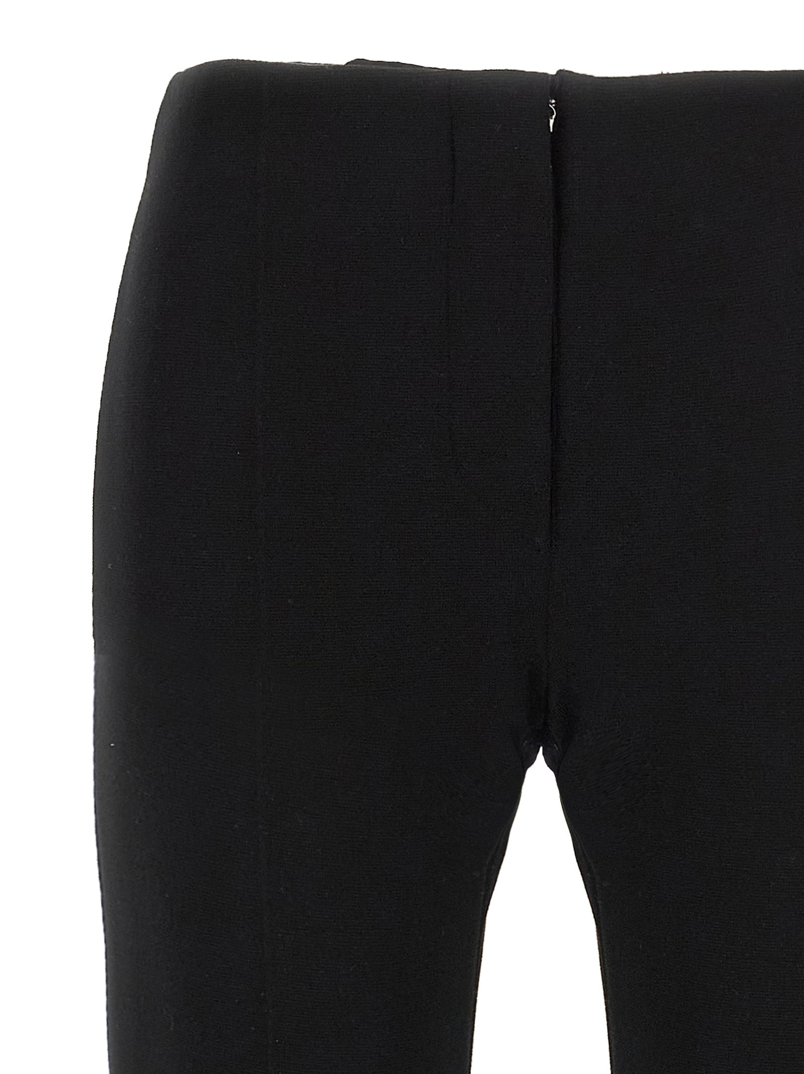 Sportmax Black Viscose Casual Women's Pants