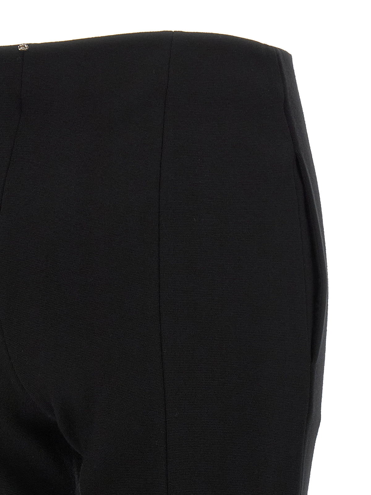 Sportmax Black Viscose Casual Women's Pants