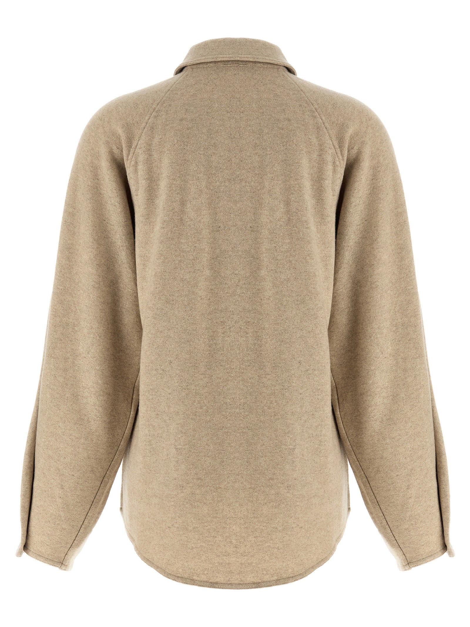 Max Mara Beige Cashmere Women's Blouse