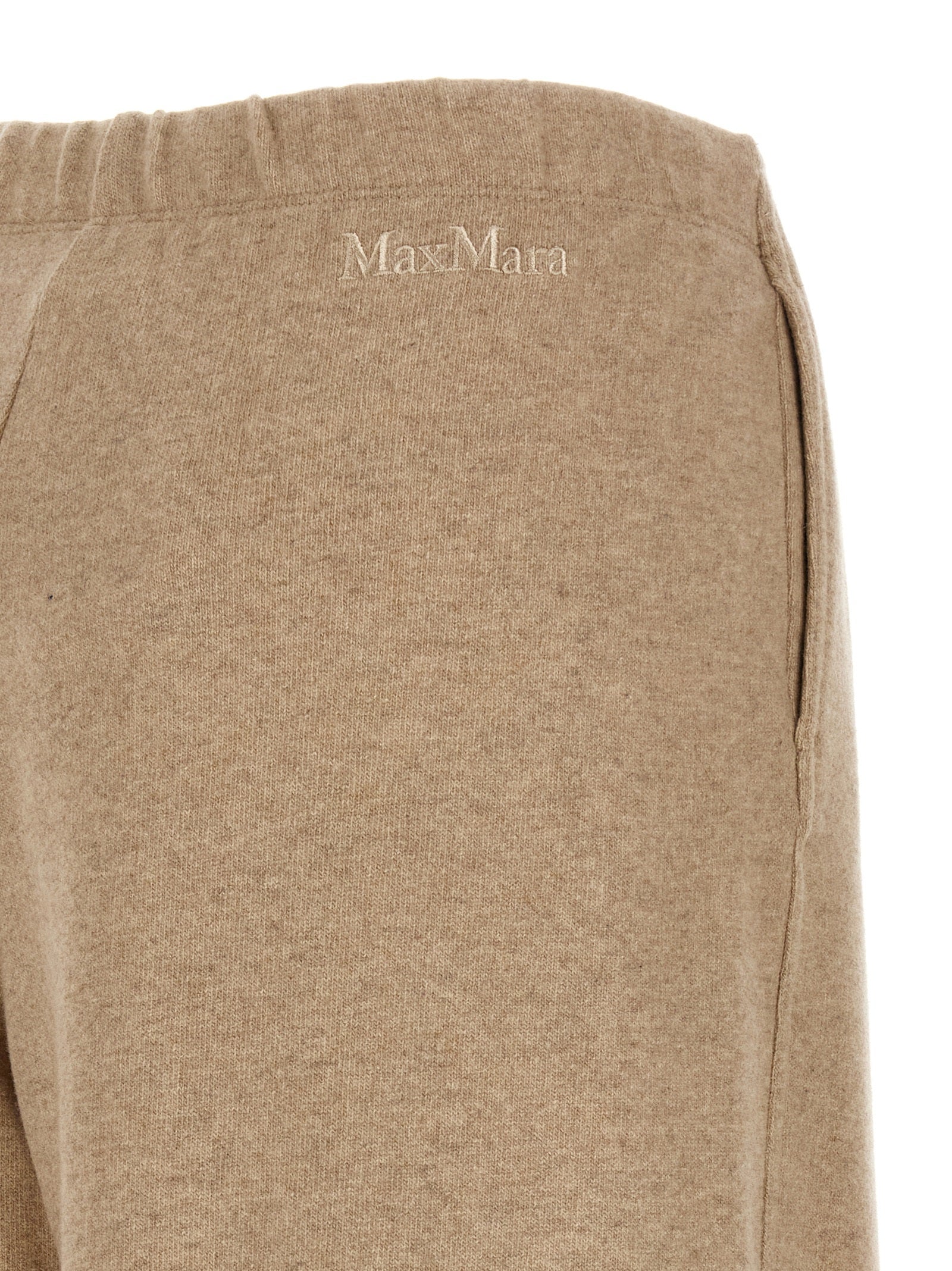 Max Mara Beige Cashmere Casual Women's Pants