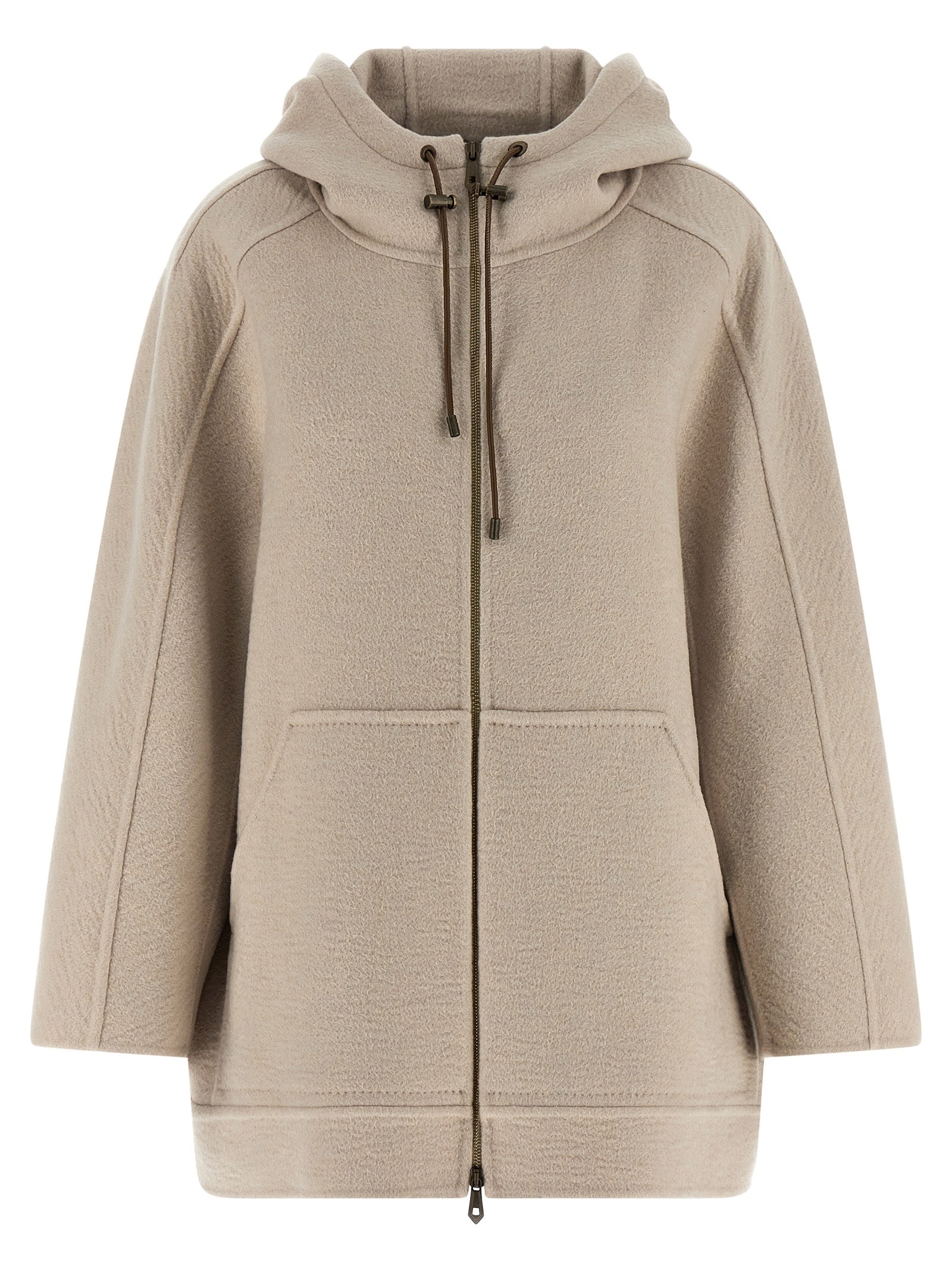 Max Mara Beige Cashmere Women's Coat
