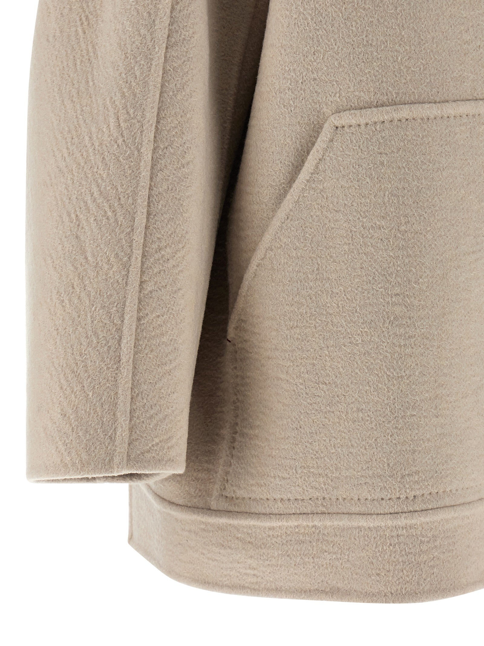 Max Mara Beige Cashmere Women's Coat