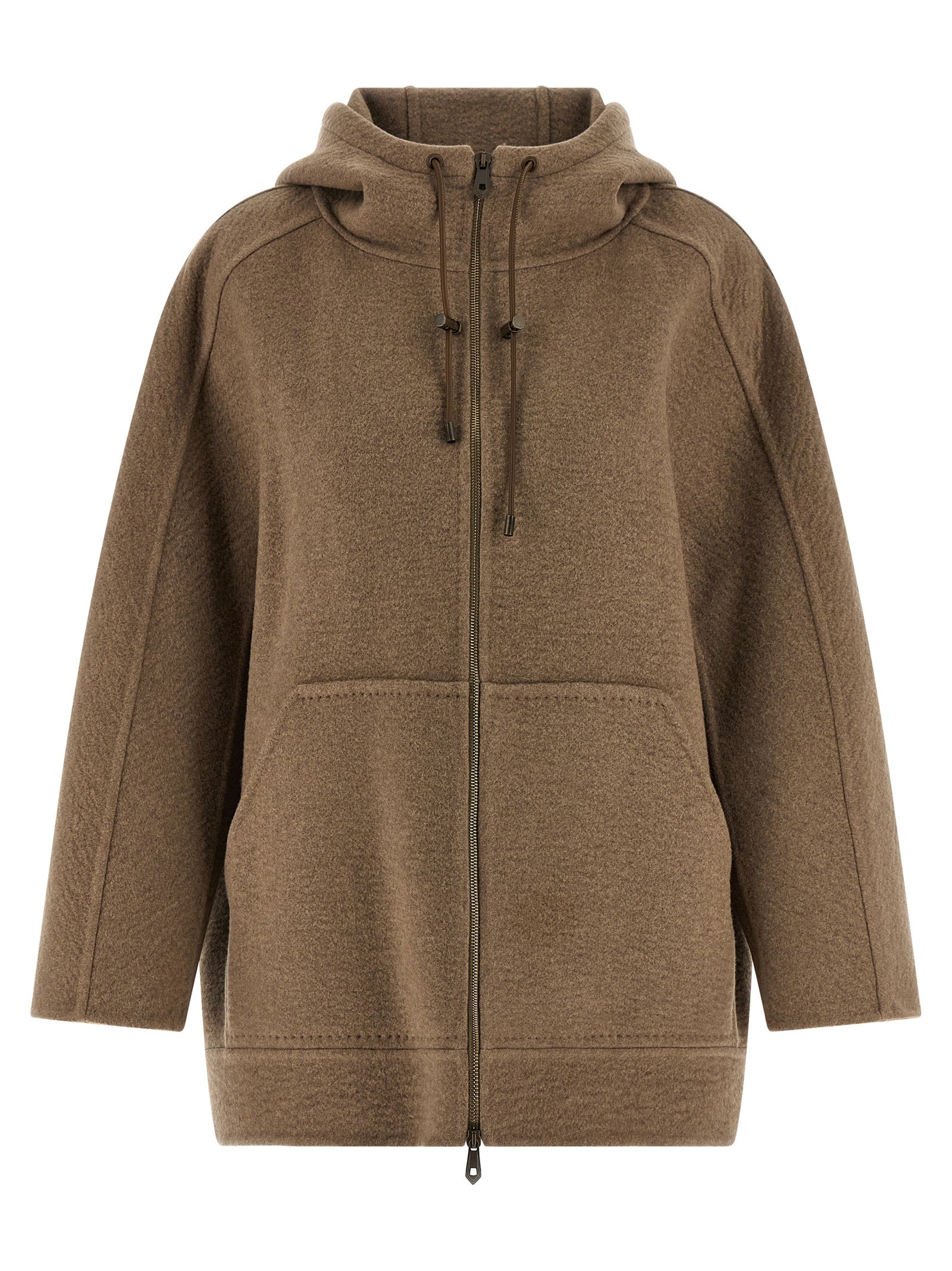 Max Mara Brown Cashmere Women's Coat