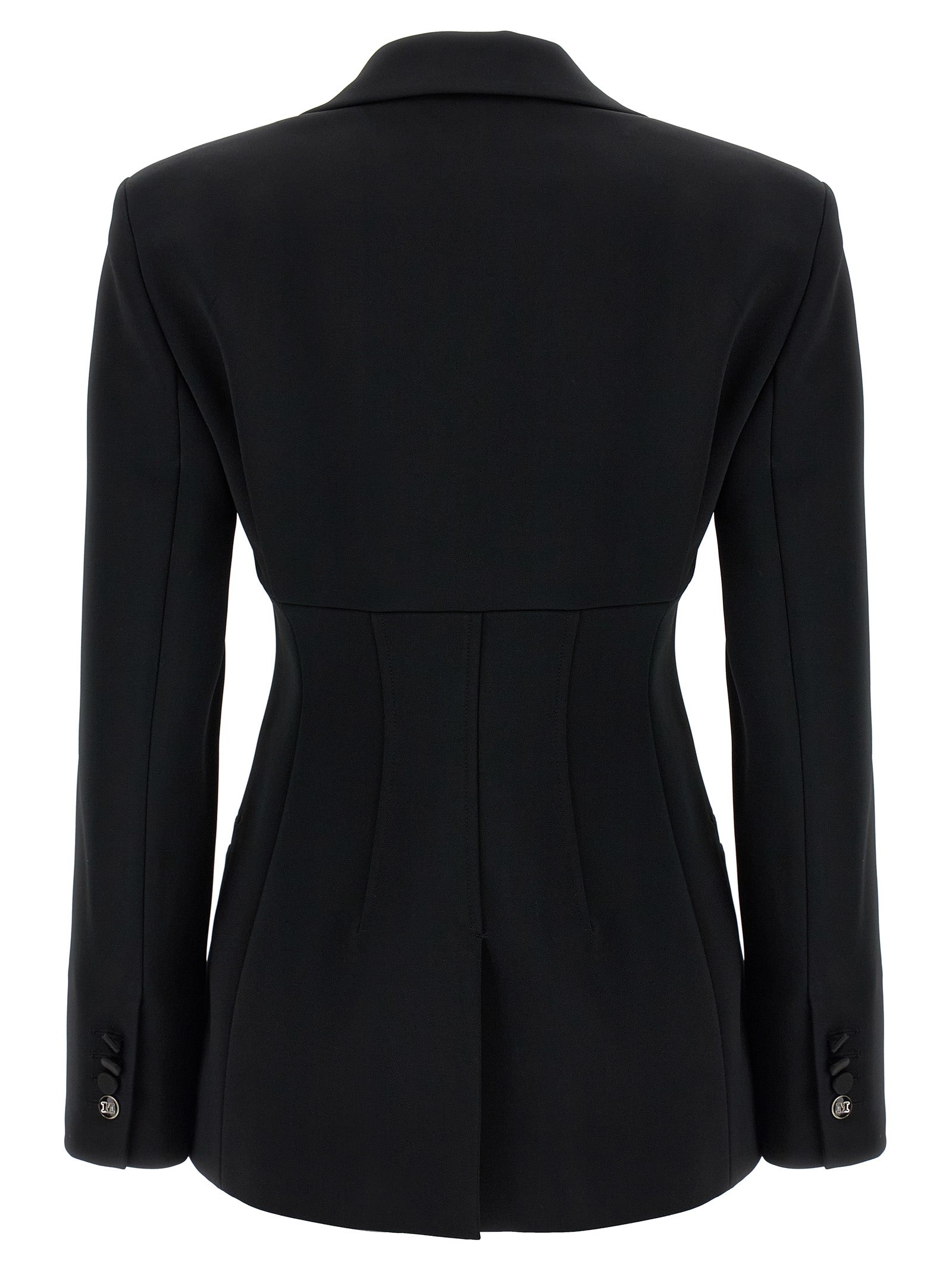 Max Mara Black Viscose Women's Blazer