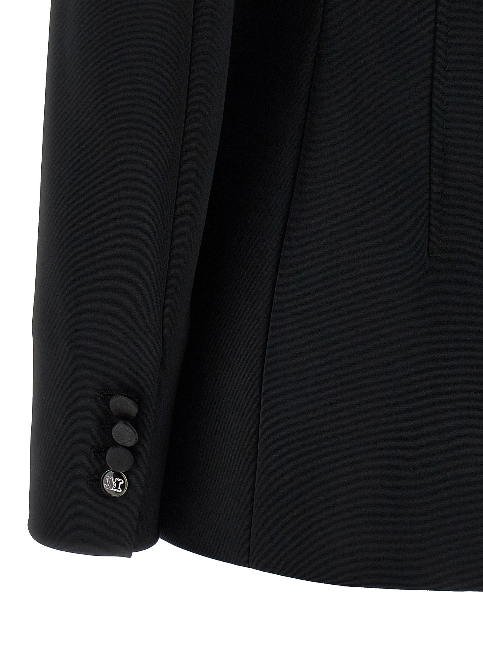 Max Mara Black Viscose Women's Blazer