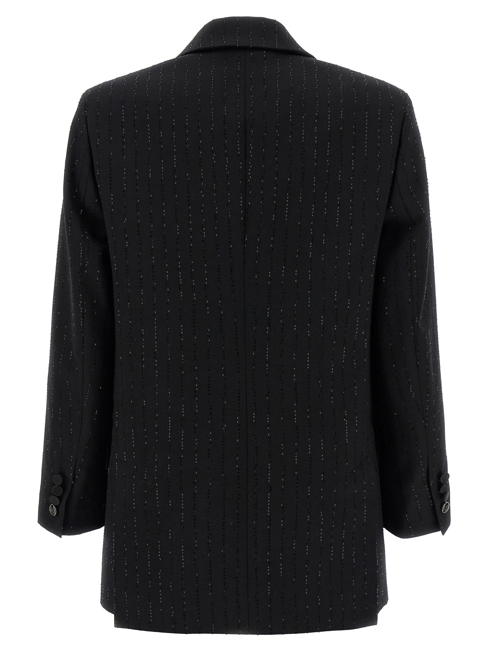 Max Mara Black Virgin Wool Women's Blazer