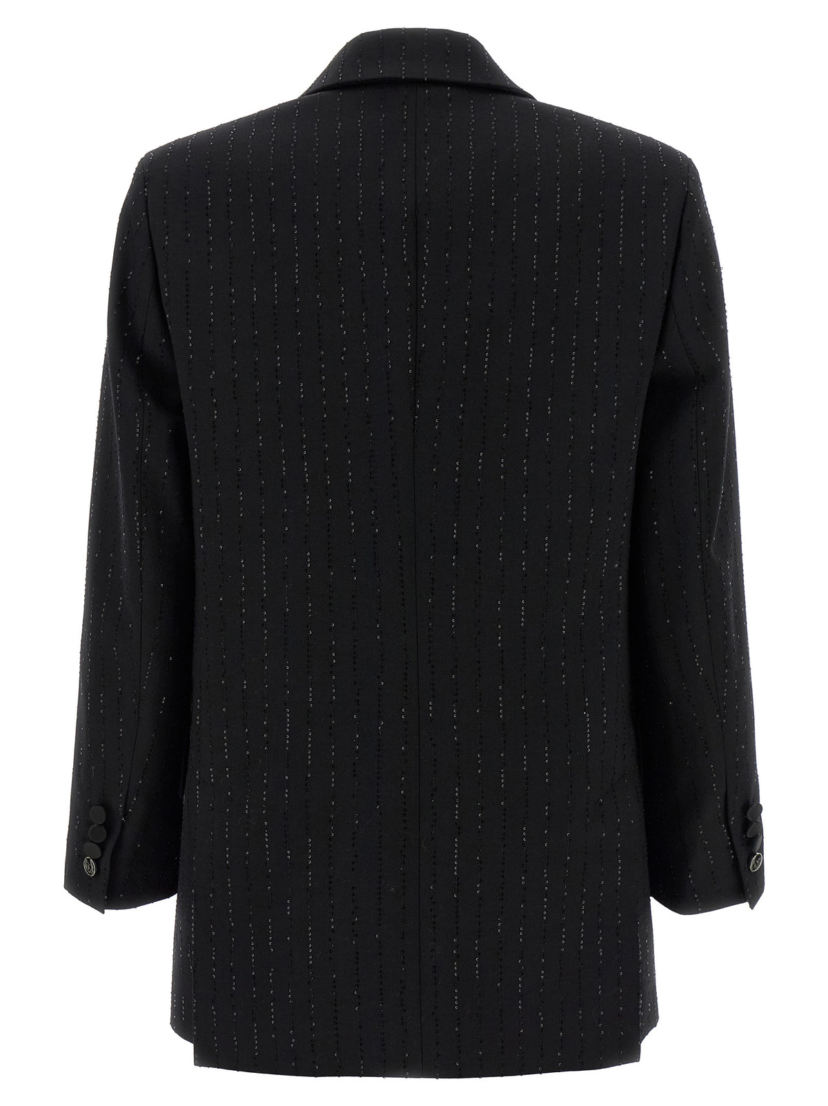Max Mara Black Virgin Wool Women's Blazer