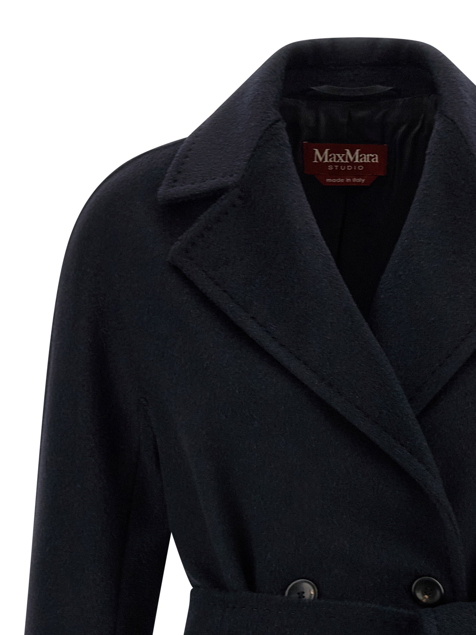 Max Mara Blue Cashmere Women's Coat