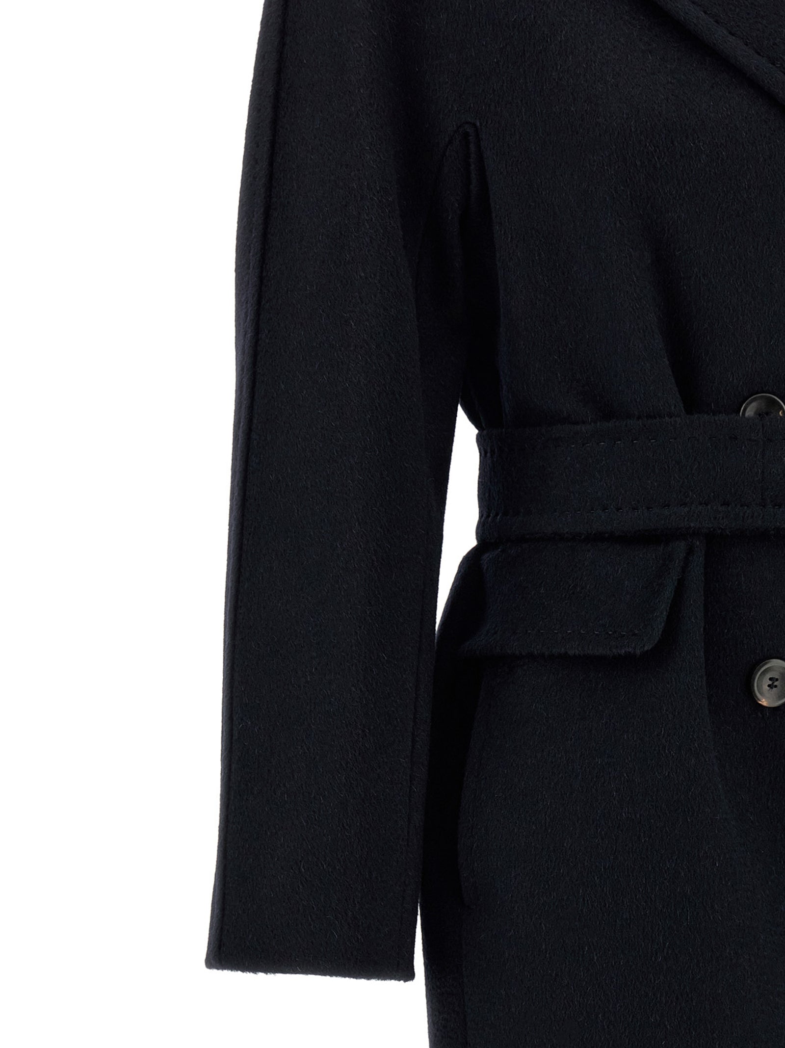 Max Mara Blue Cashmere Women's Coat