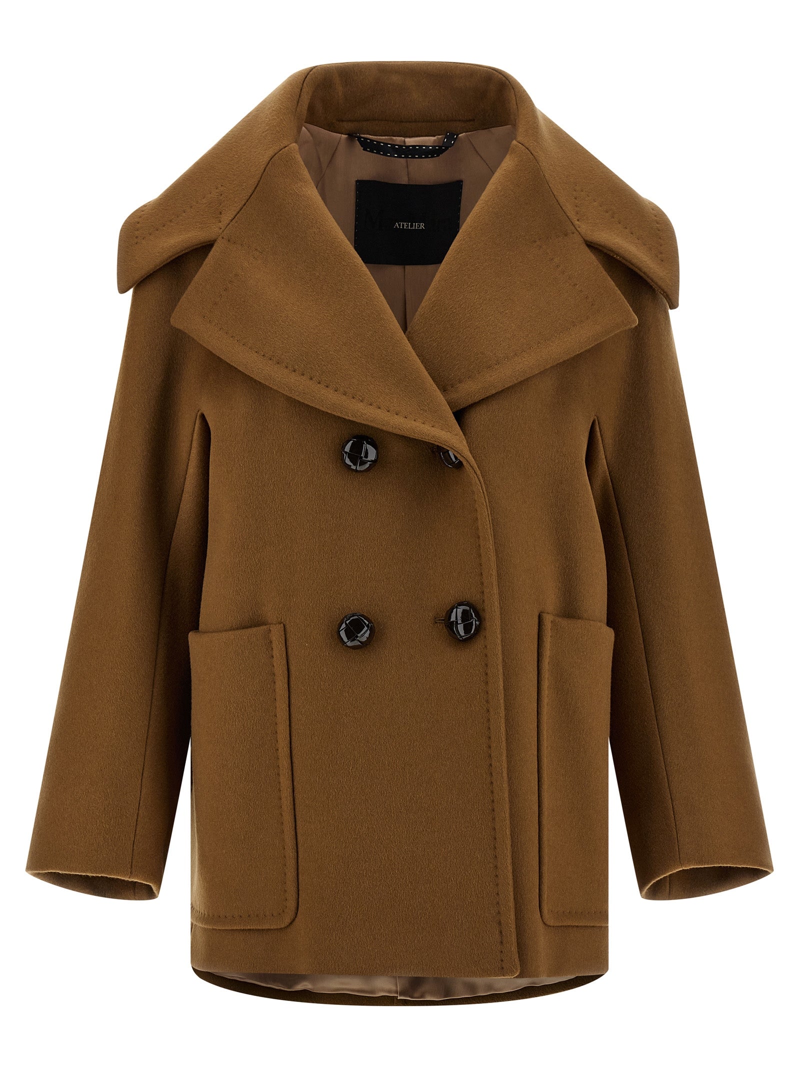 Max Mara Brown Cashmere Women's Coat