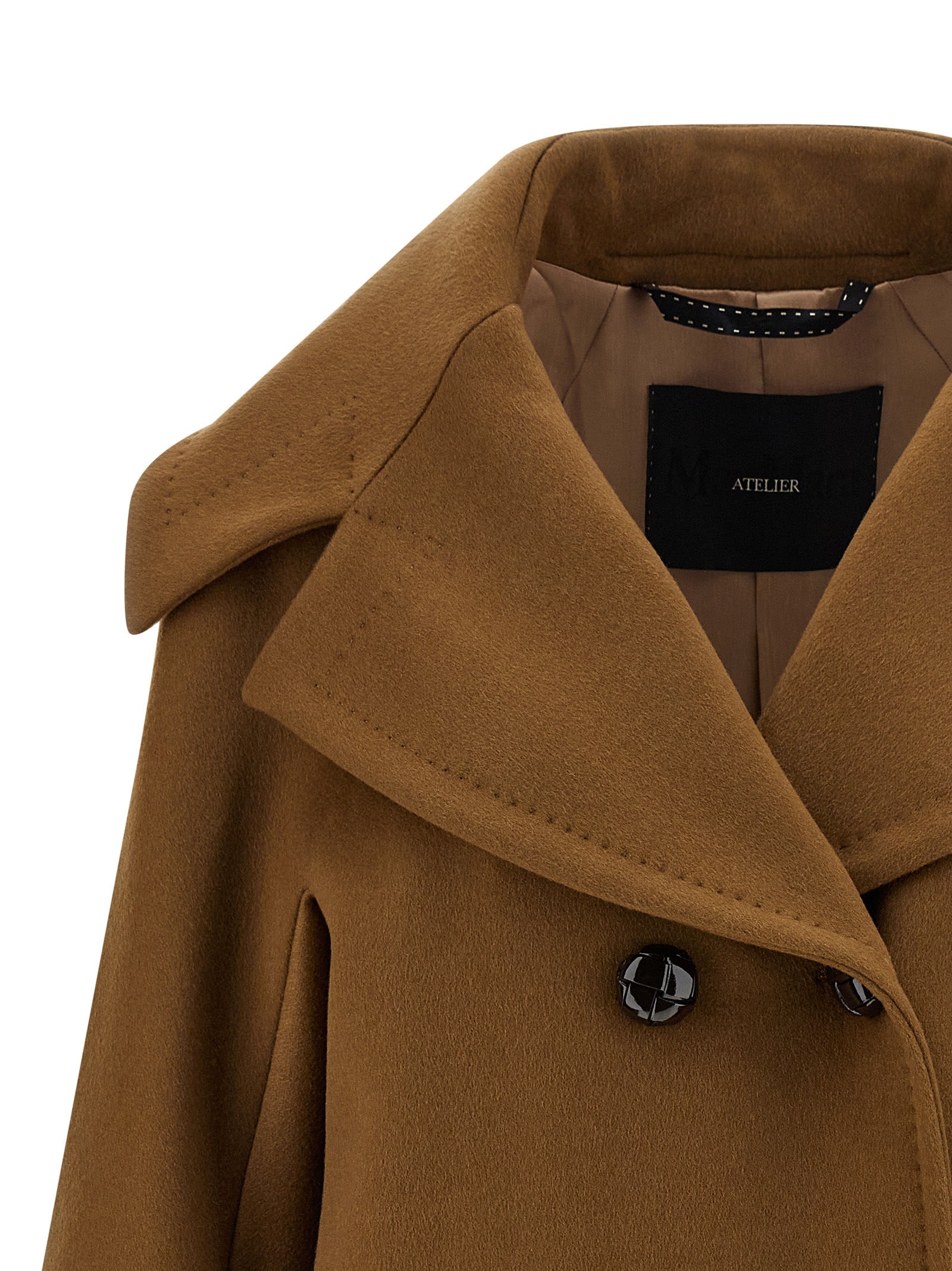 Max Mara Brown Cashmere Women's Coat