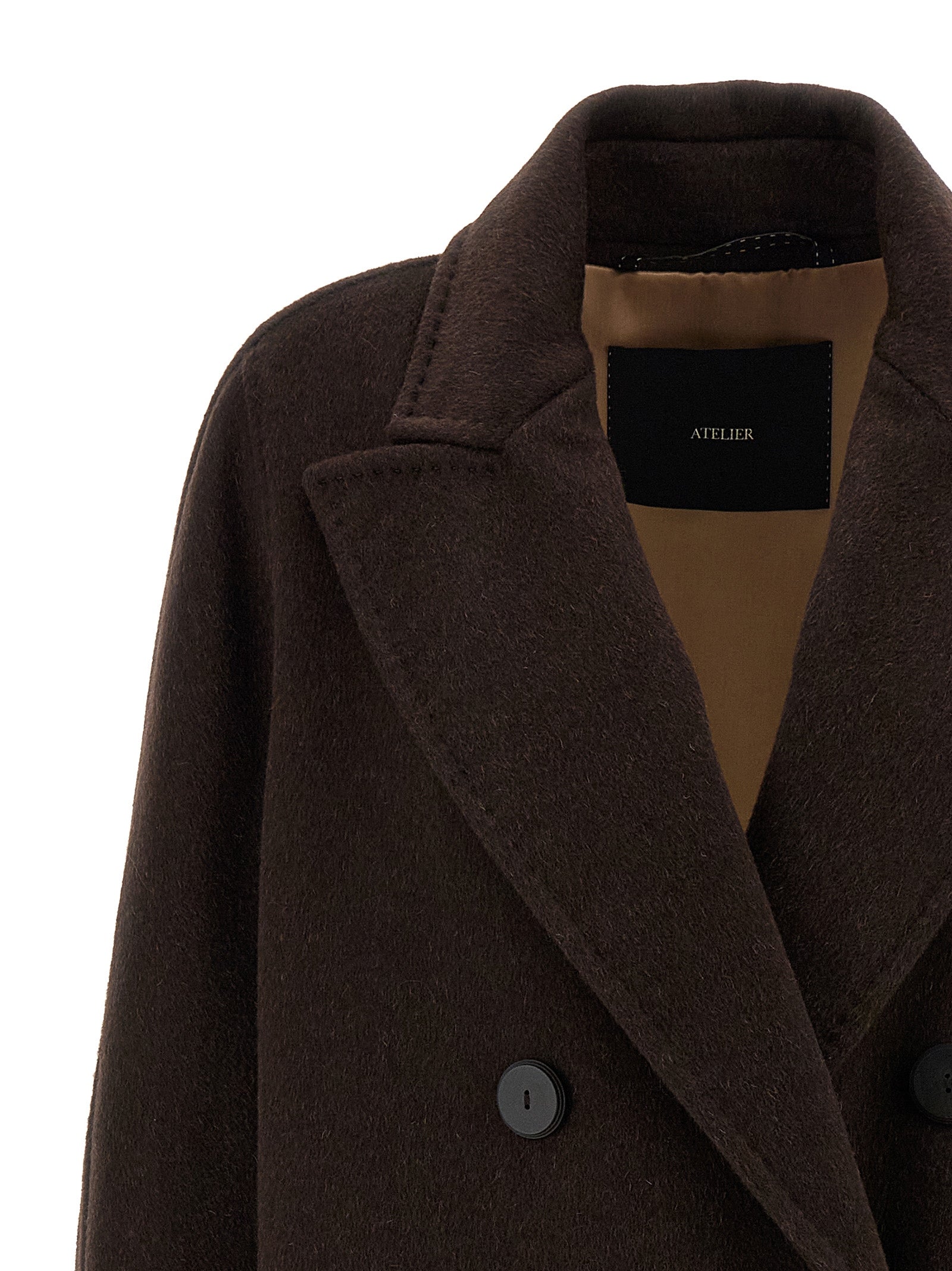 Max Mara Brown Cashmere Women's Coat