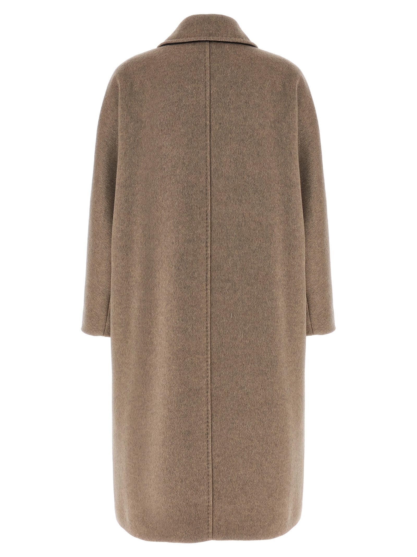 Max Mara Beige Cashmere Women's Coat