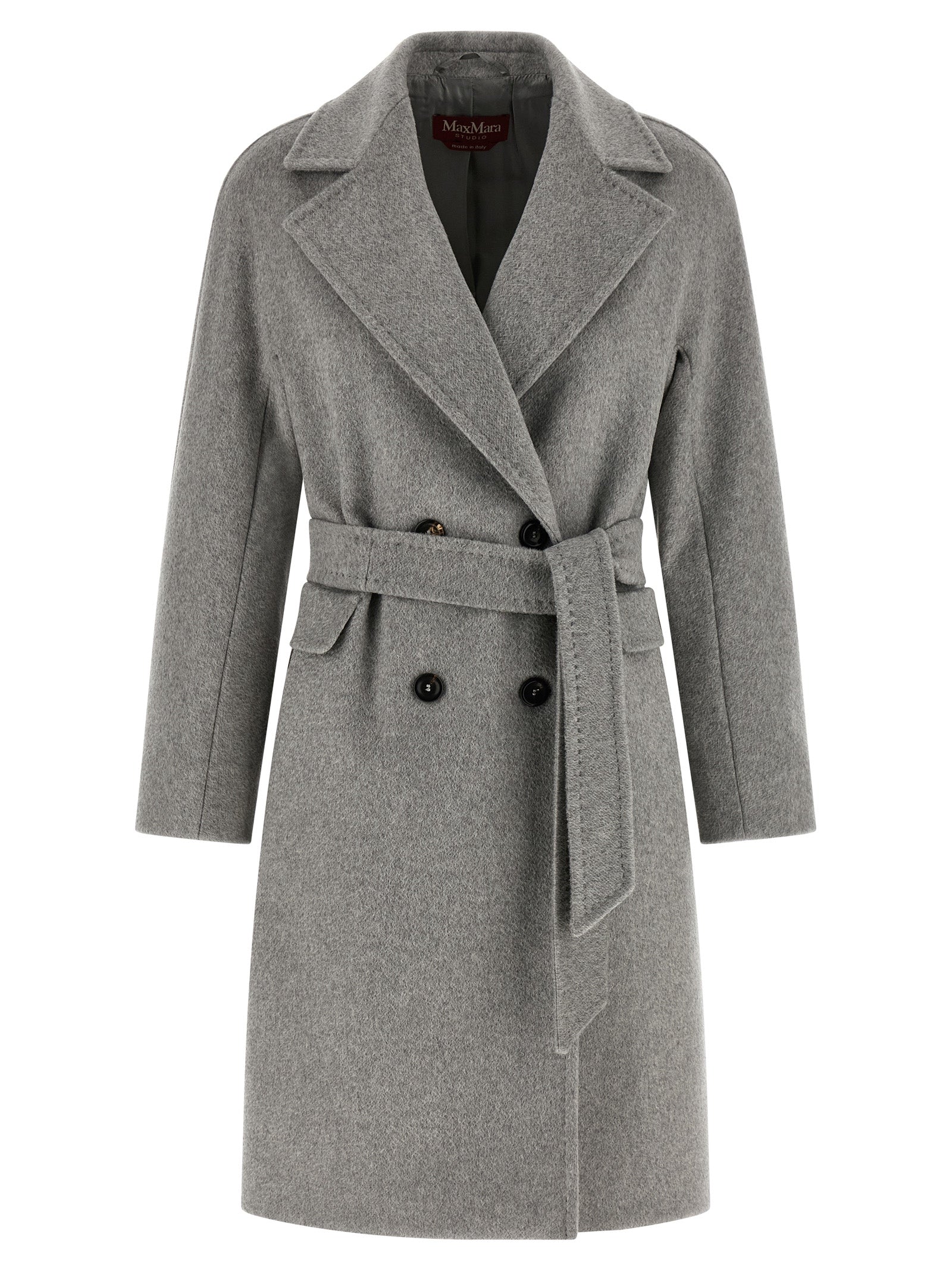 Max Mara Gray Cashmere Women's Coat