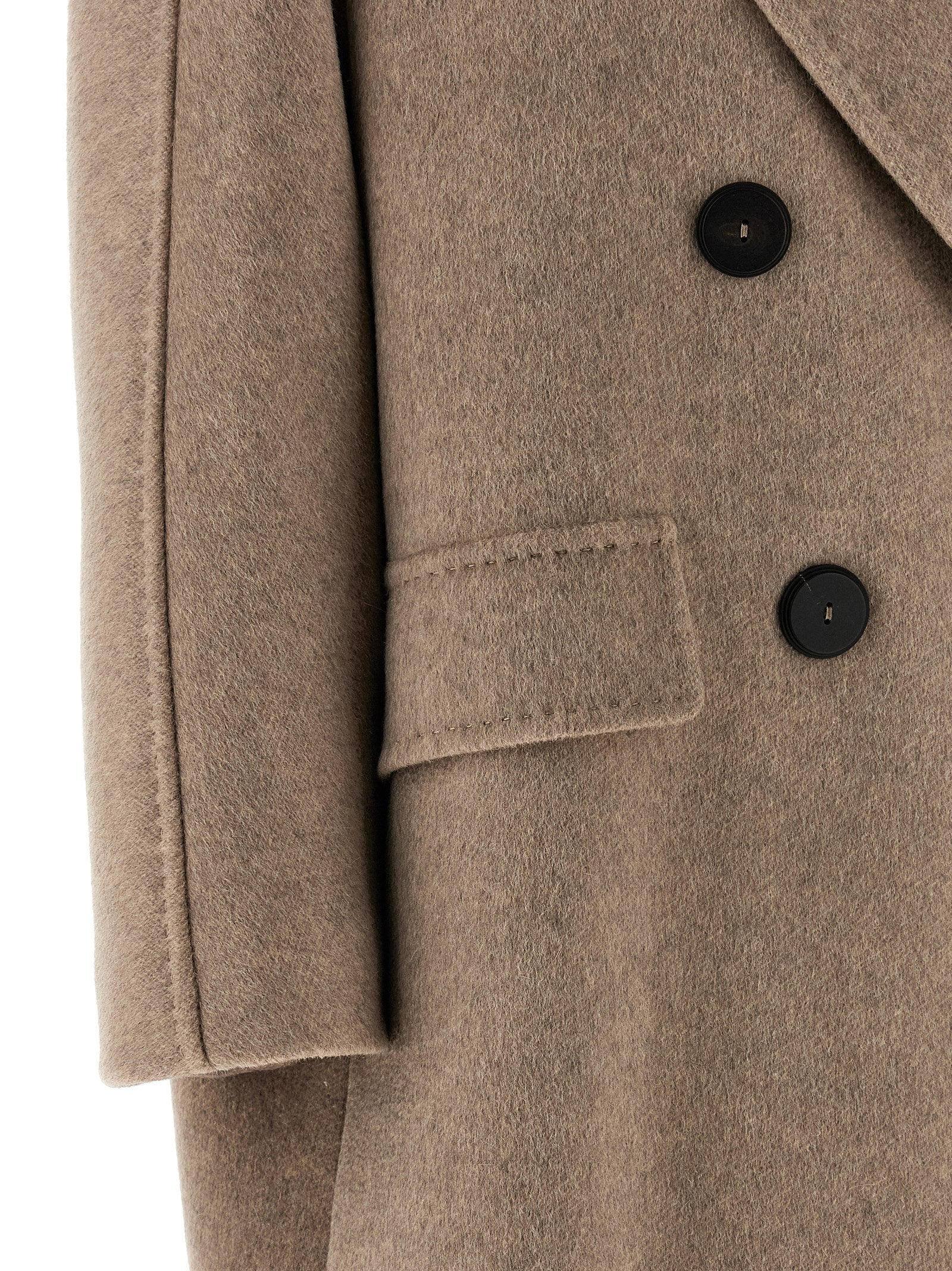 Max Mara Beige Cashmere Women's Coat