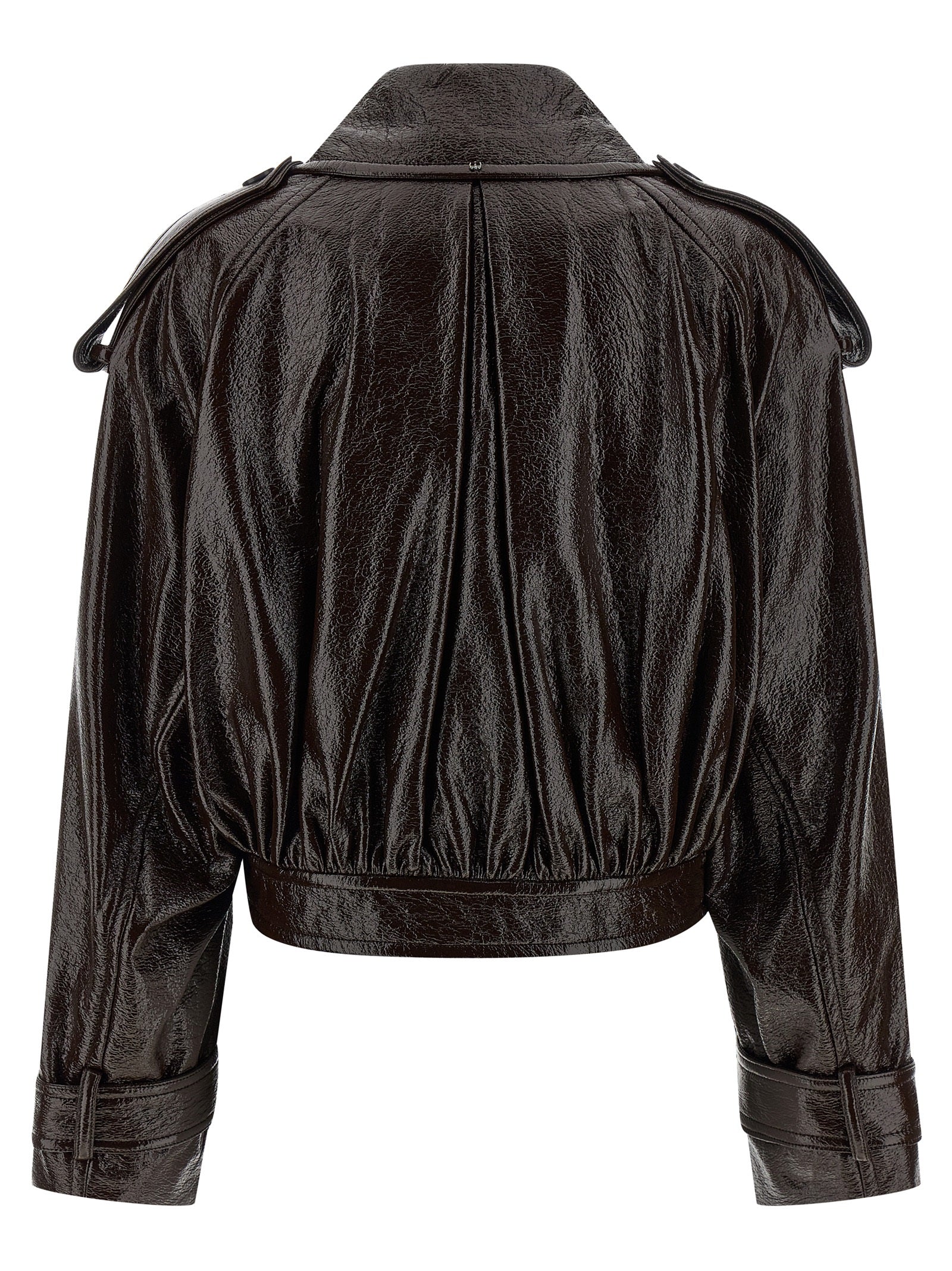 Sportmax Brown Cotton Women's Coat