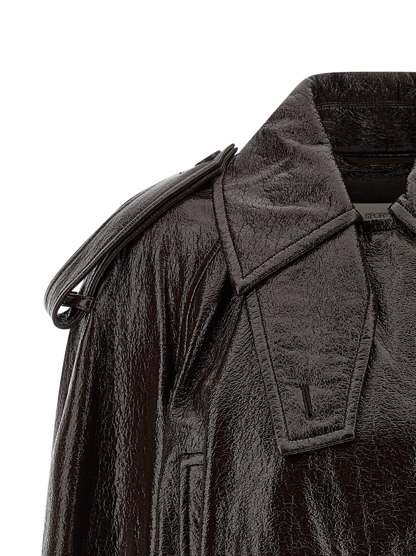Sportmax Brown Cotton Women's Coat