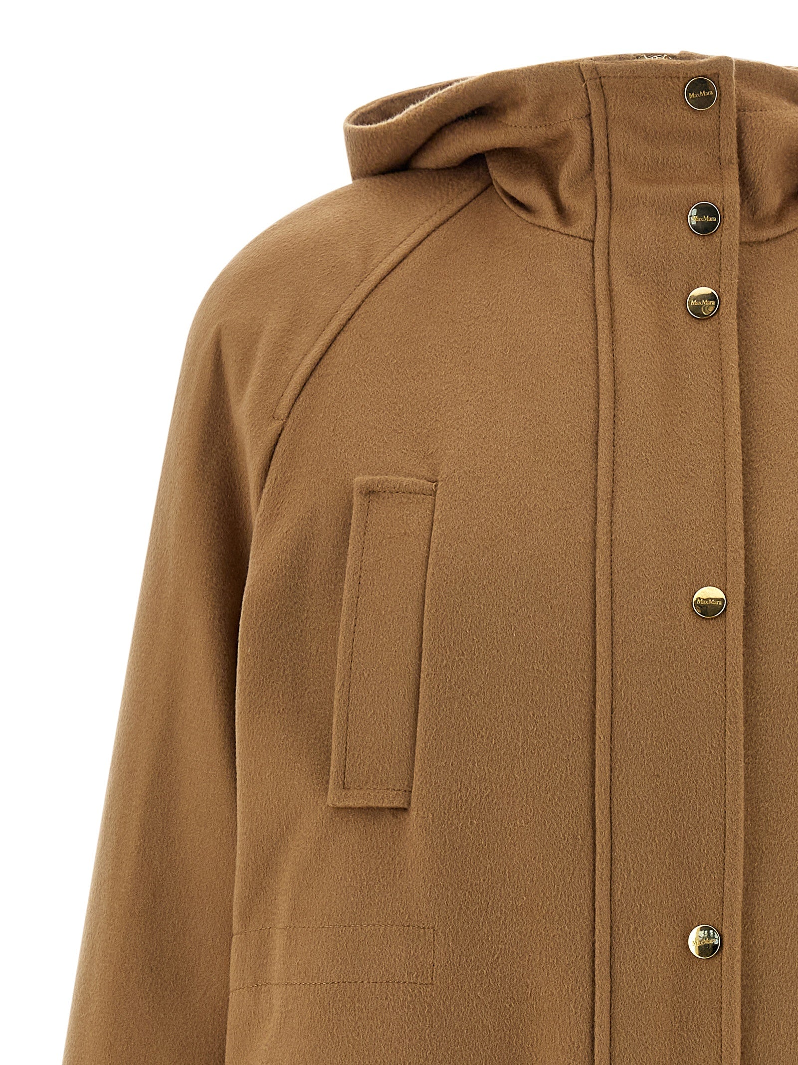 Max Mara Beige Polyamide Women's Parka