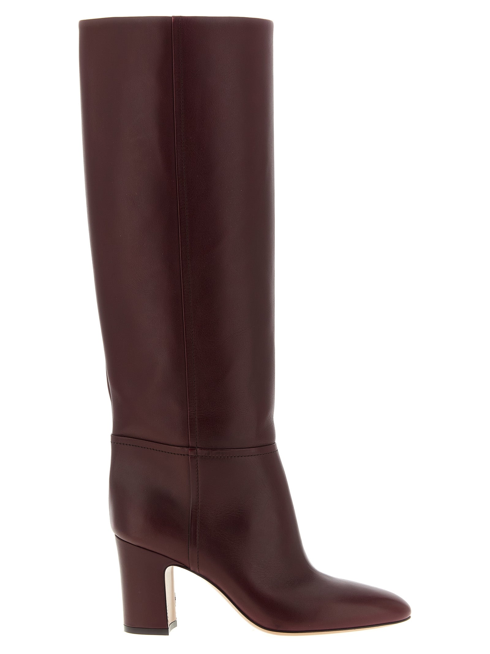 Paris Texas Bordeaux Leather Over The Women's Knee