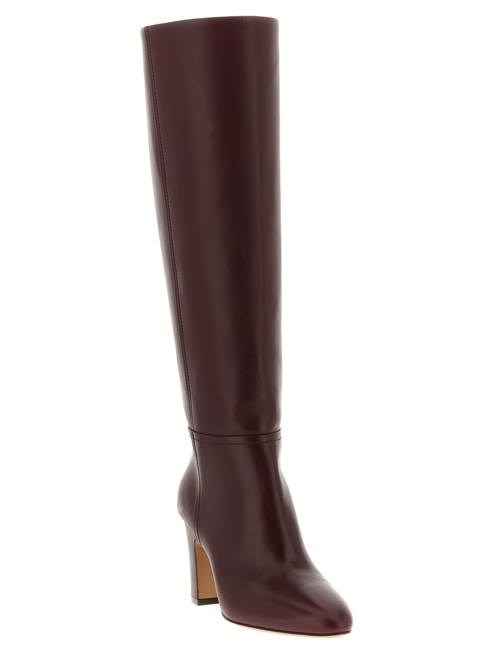 Paris Texas Bordeaux Leather Over The Women's Knee