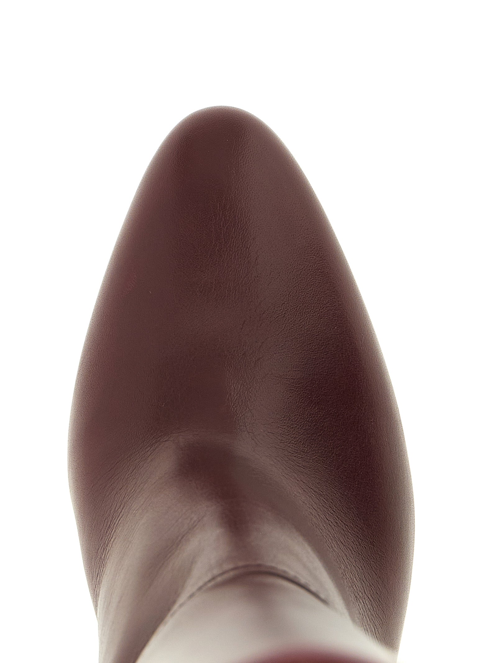 Paris Texas Bordeaux Leather Over The Women's Knee