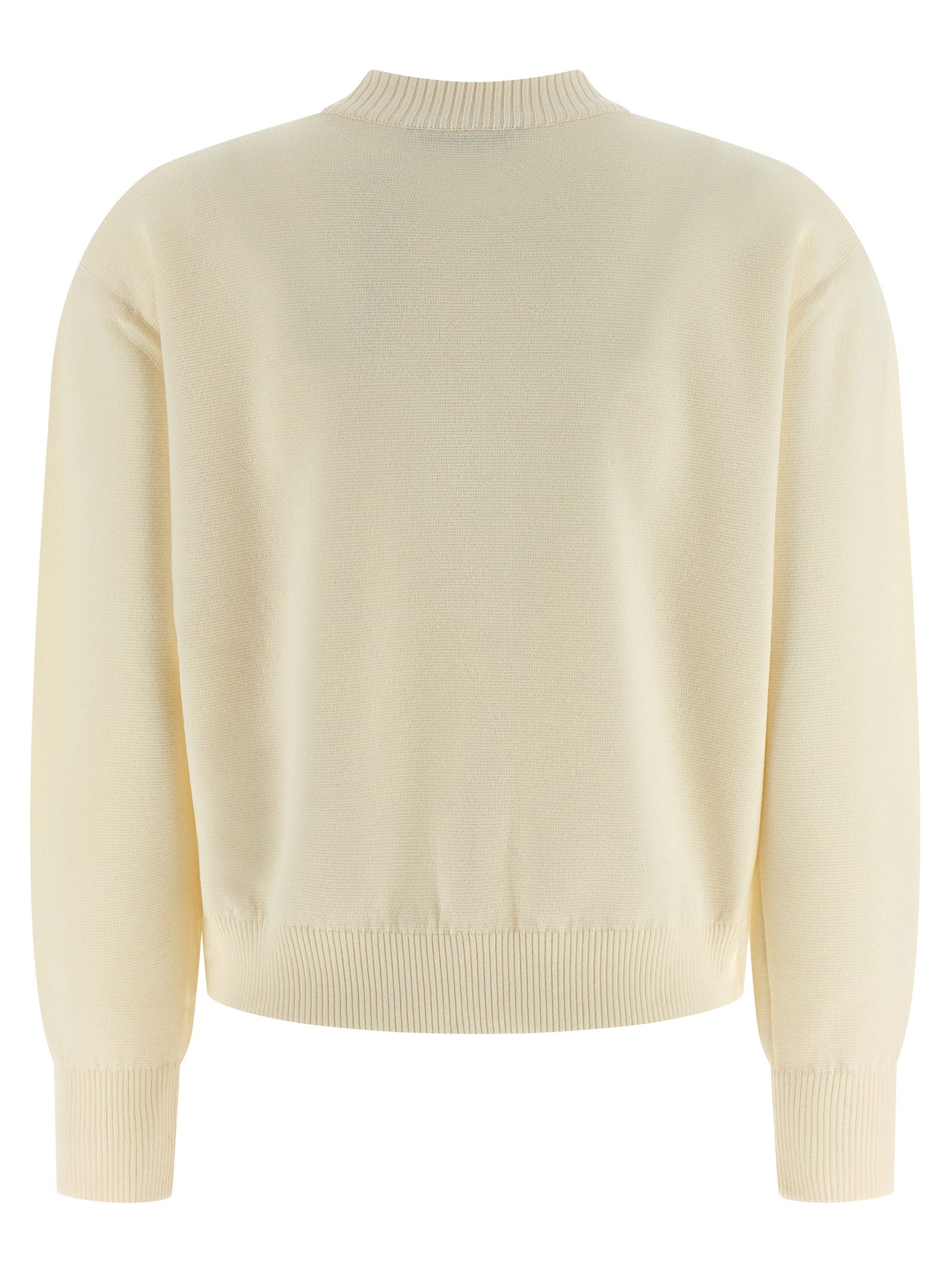 Max Mara White Virgin Wool Women's Cardigan