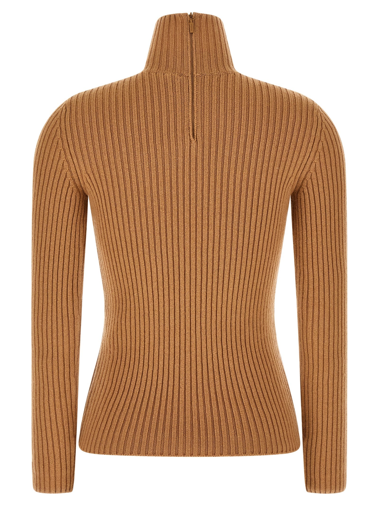 Max Mara Beige Wool Women's Cardigan