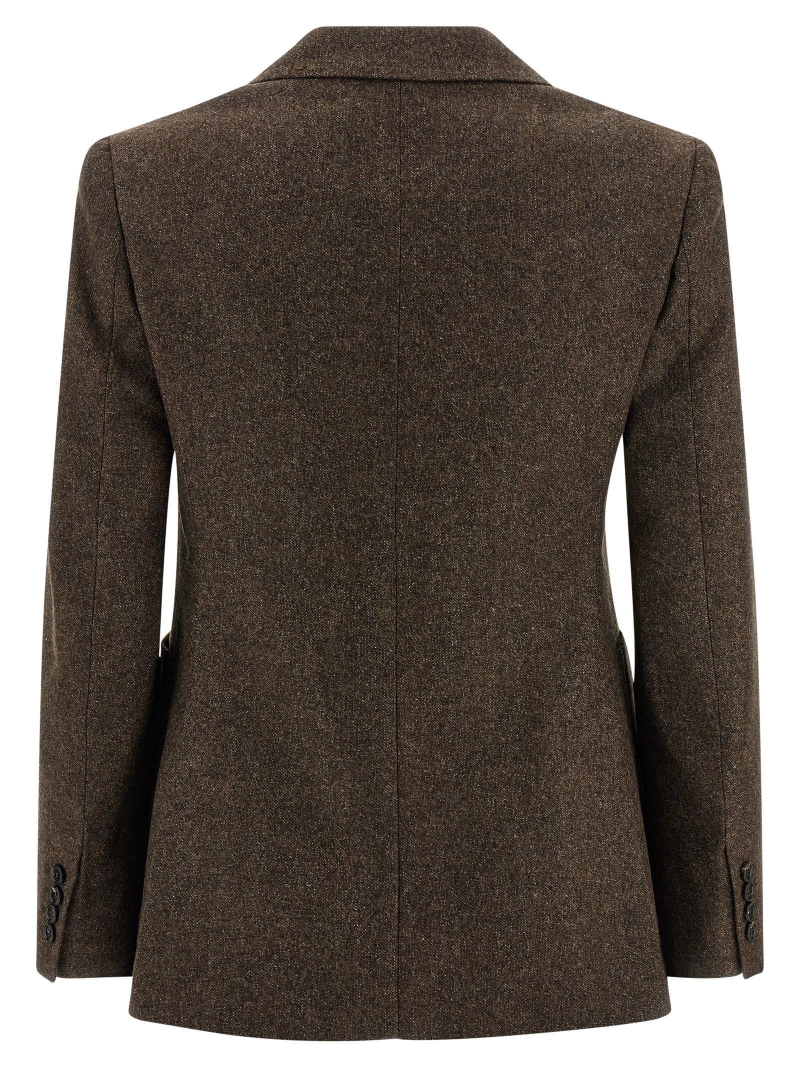 Max Mara Brown Virgin Wool Women's Blazer
