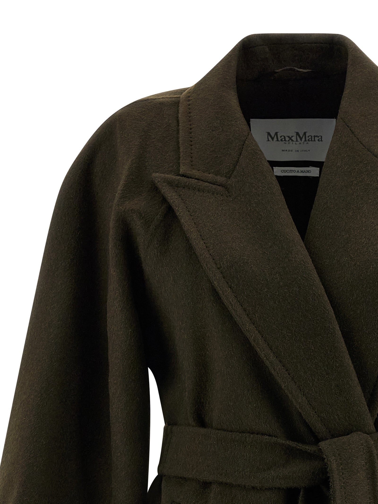 Max Mara Bicolor Wool Women's Coat