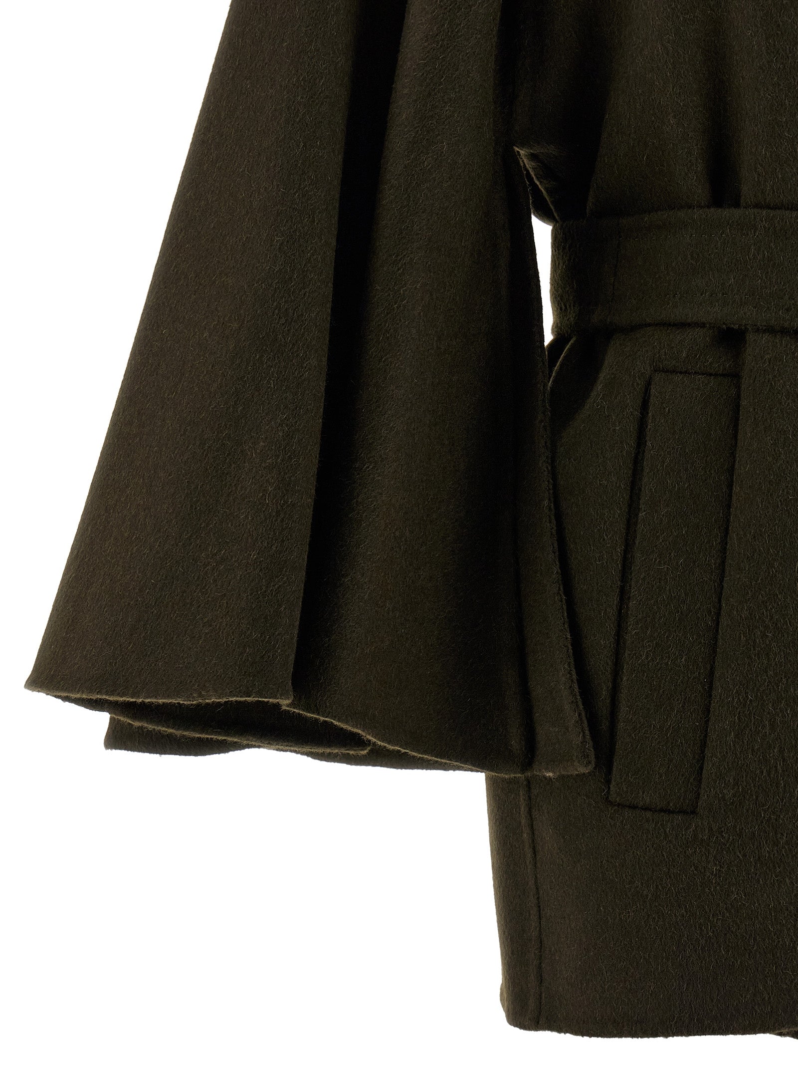 Max Mara Bicolor Wool Women's Coat