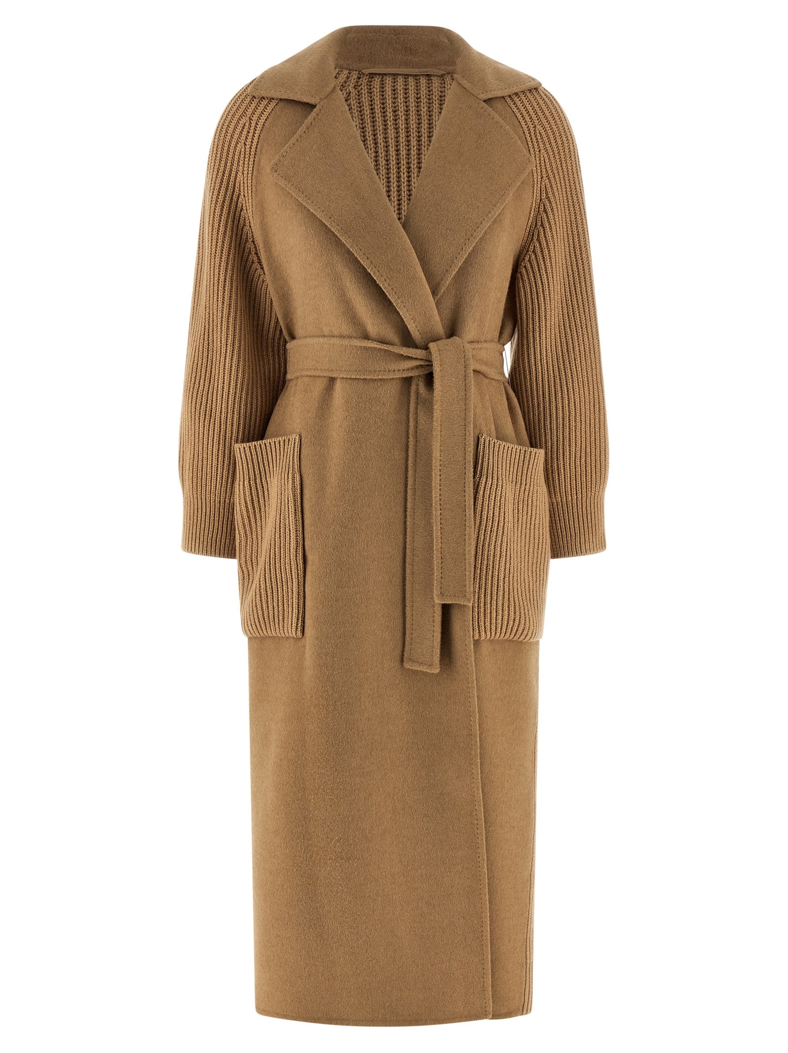Max Mara Beige Wool Women's Coat